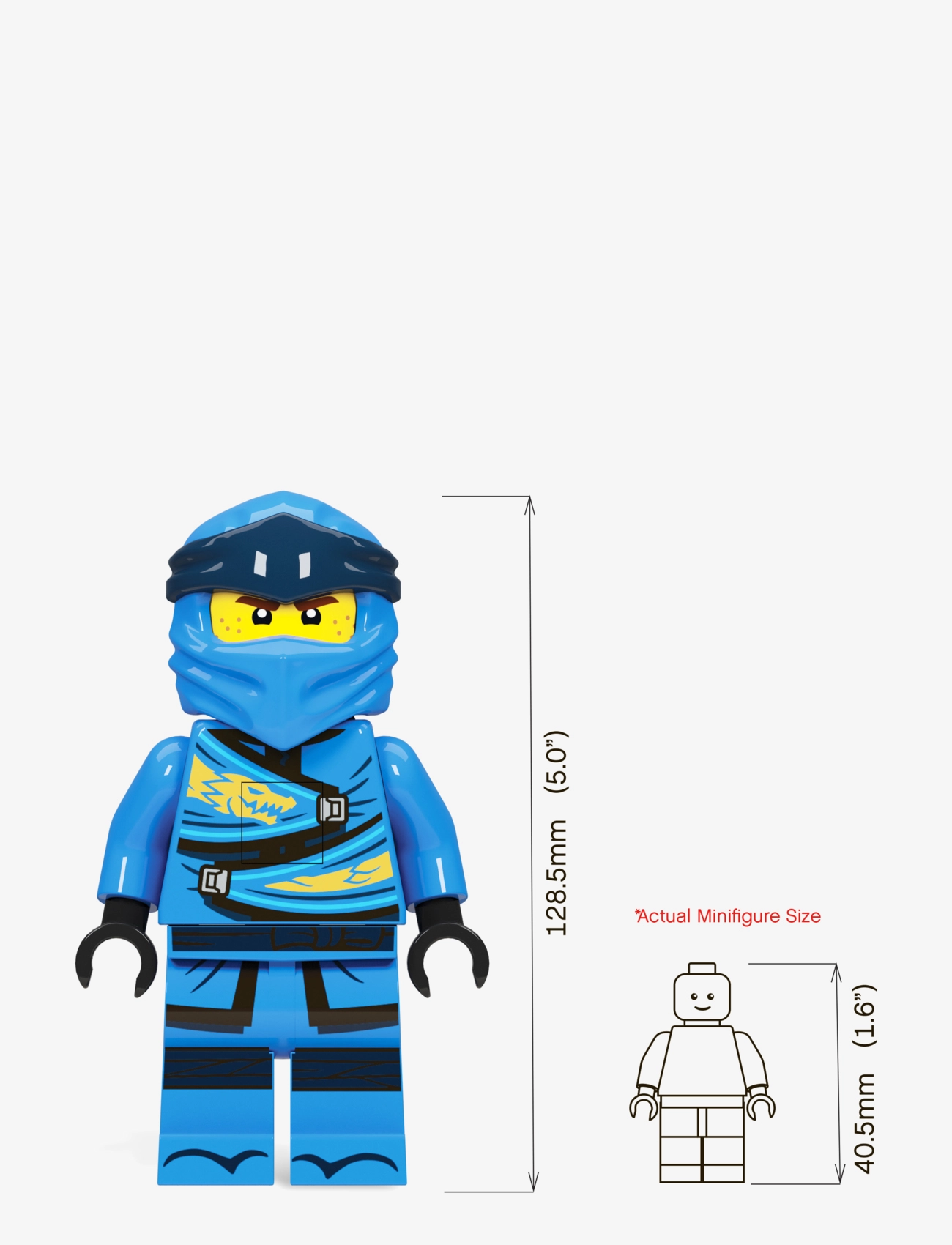 Ninjago - LEGO NINJAGO,Torch with LED light, JAY 300% - blue - 4