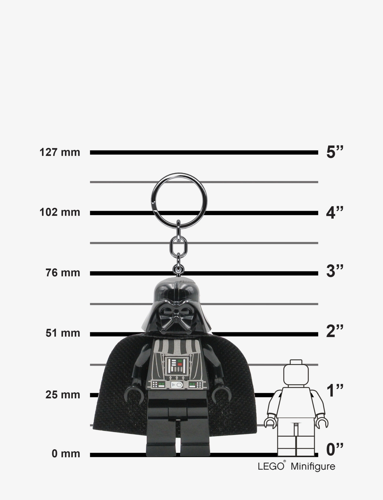 Star Wars - DARTH VADER Key chain with LED light - breloczki do kluczy - black - 5