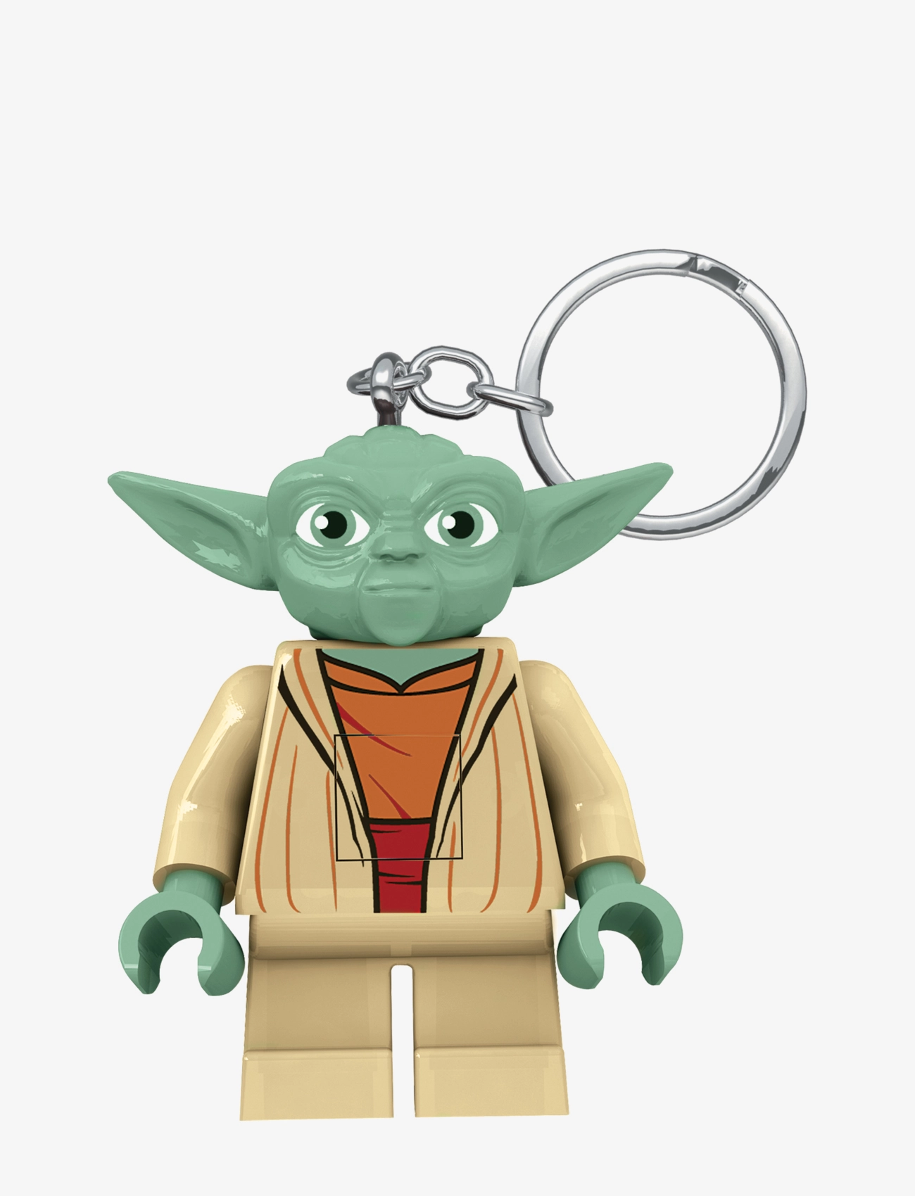 Star Wars Lego Yoda Key Chain W/Led Light, One Size, Green, Tasker > Taskeetiketter, Børn