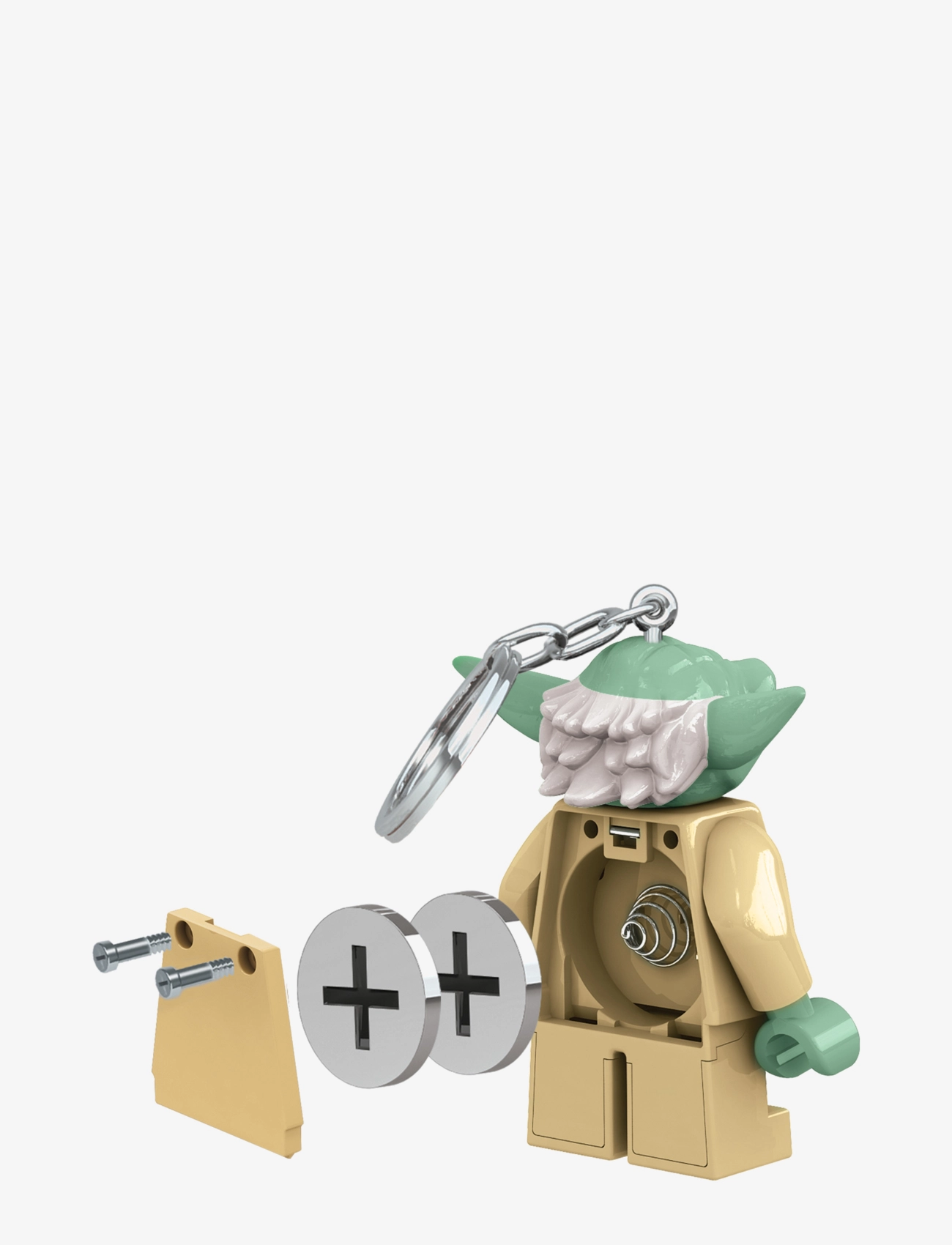 Žvaigždžių karai - LEGO YODA Key chain w/LED light - krepšių priedai - green - 2