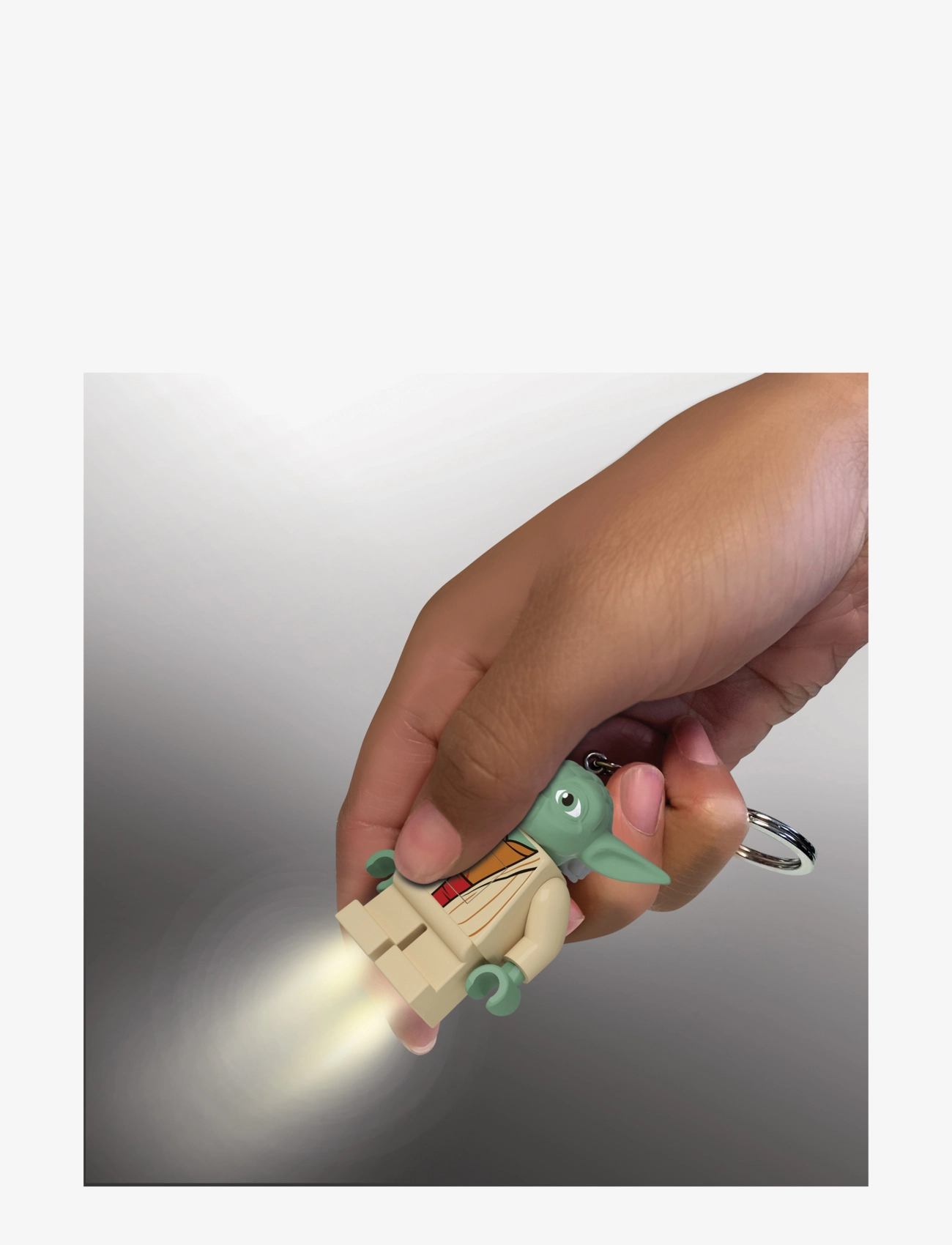 Žvaigždžių karai - LEGO YODA Key chain w/LED light - krepšių priedai - green - 4