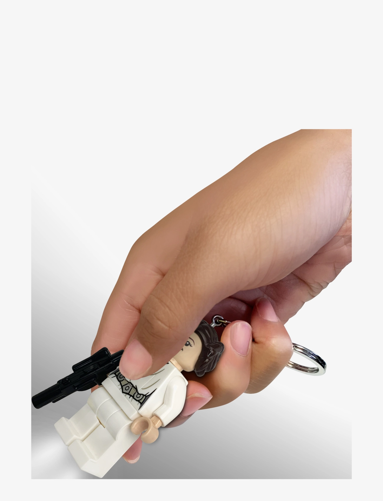 Euromic - LEGO PRINCESS LEIA w/BLASTER Key chain w/LED light - white - 3