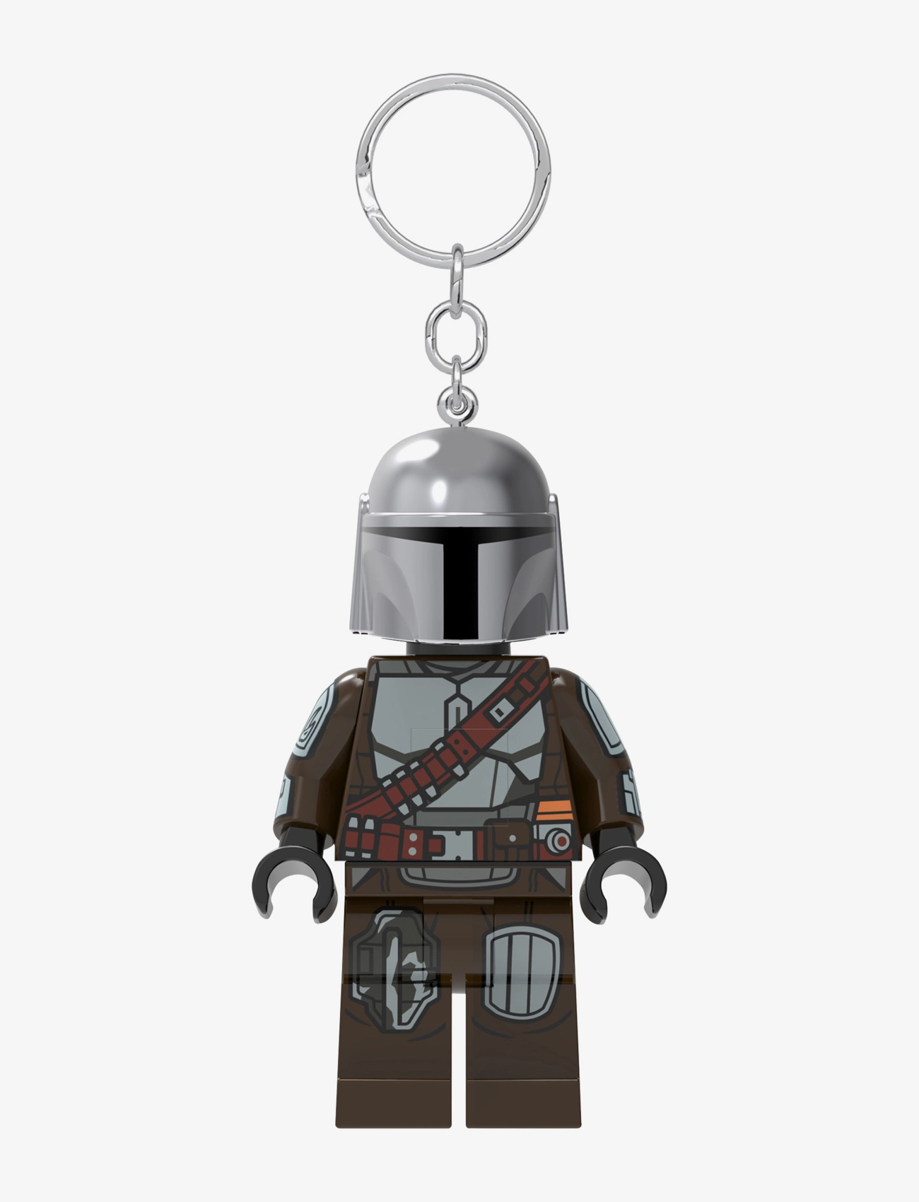 Star Wars Lego The Mandal, Nøglering Med Led-Lys, One Size, Bags, Schwarz - Bag Tags, Kinder