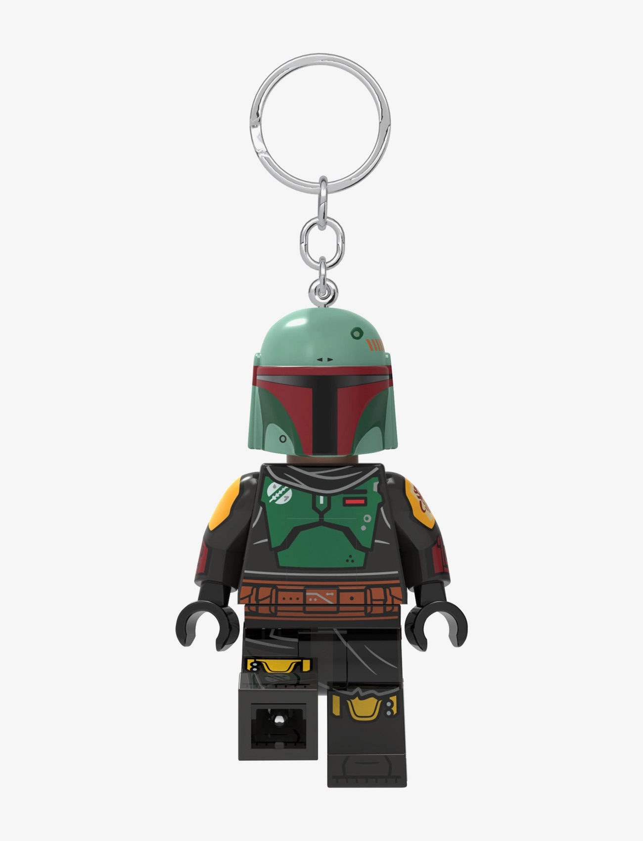 Star Wars Lego Boba Fett Nøglering Med Led-Lys, One Size, Bags, Mehrfarbig/gemustert - Bag Tags, Kinder
