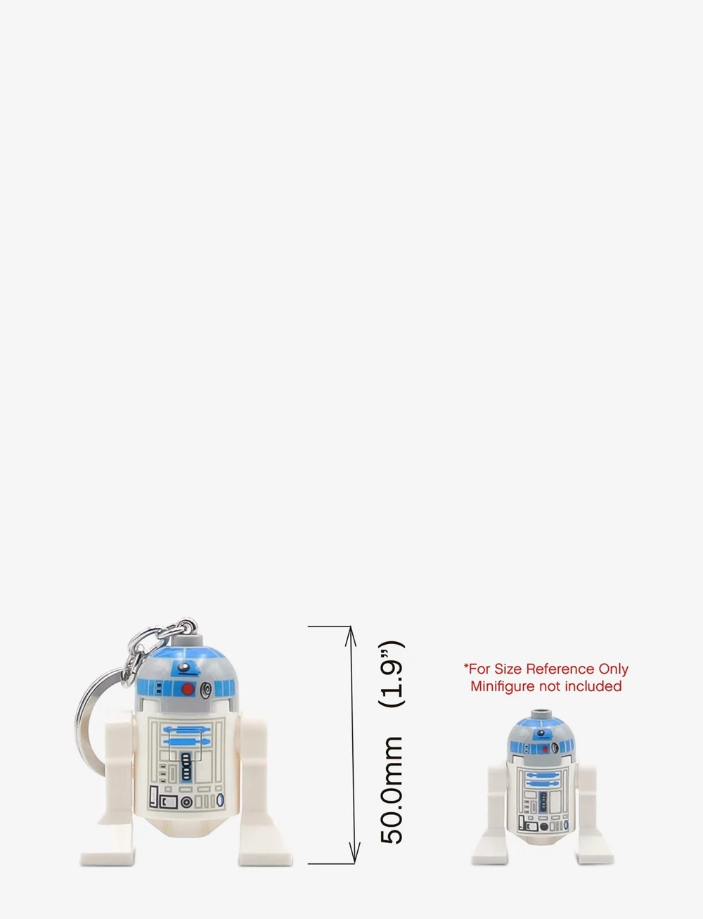 Star Wars - LEGO R2-D2 Key chain with LED light - zubehör für taschen - white - 2