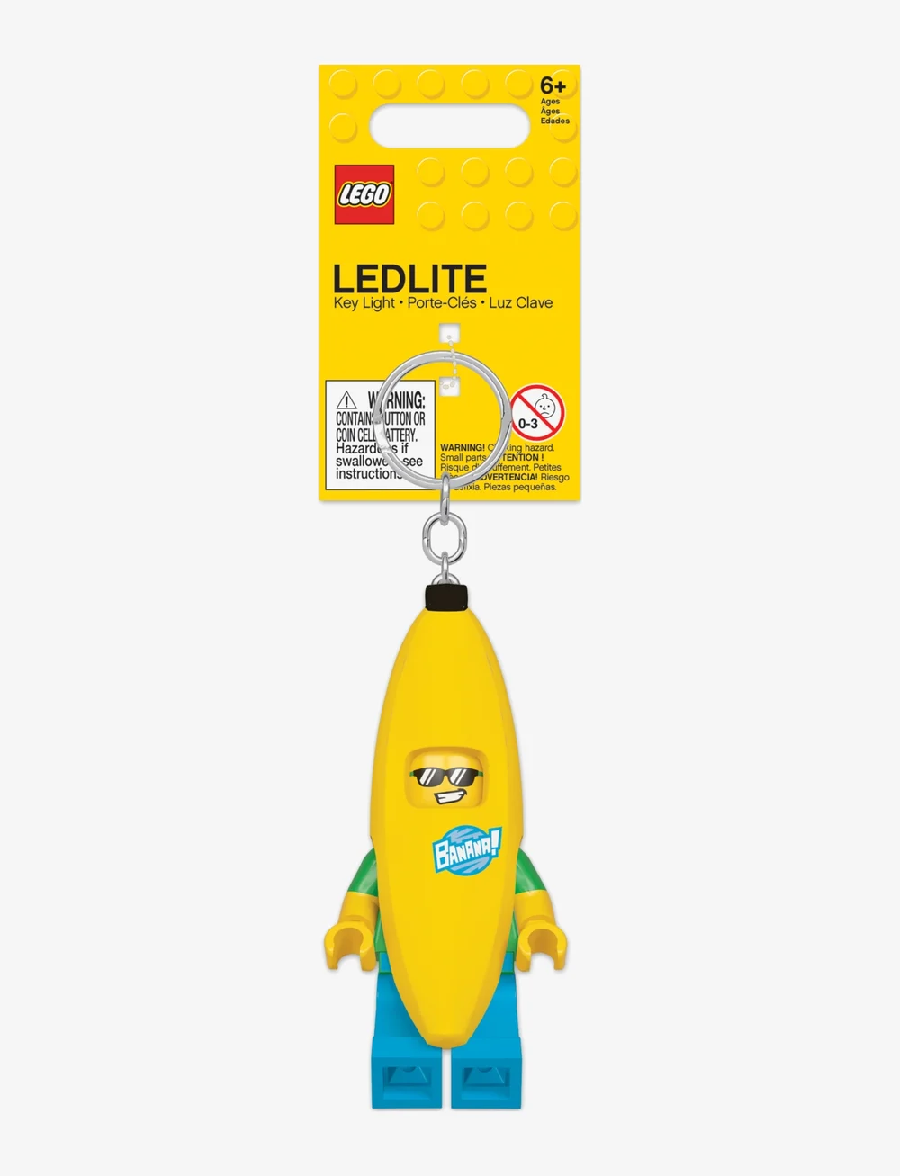 LEGO - LEGO ICONIC, BANANA GUY Key chain with LED light - schlüsselanhänger - yellow - 1