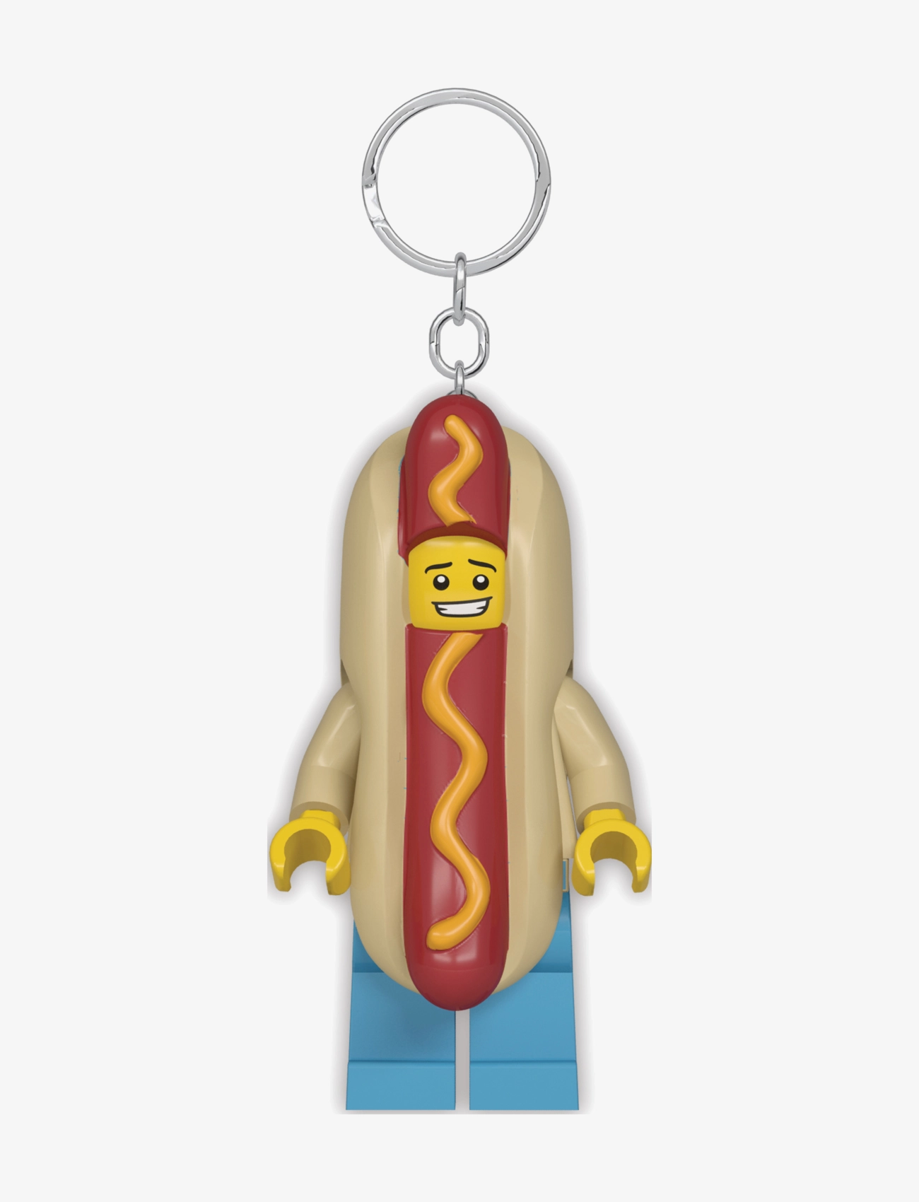 LEGO Ikonisk, Hotdogmand Nøglering Med Led-Lys, One Size, Bags, Mehrfarbig/gemustert - Bag Tags, Kinder