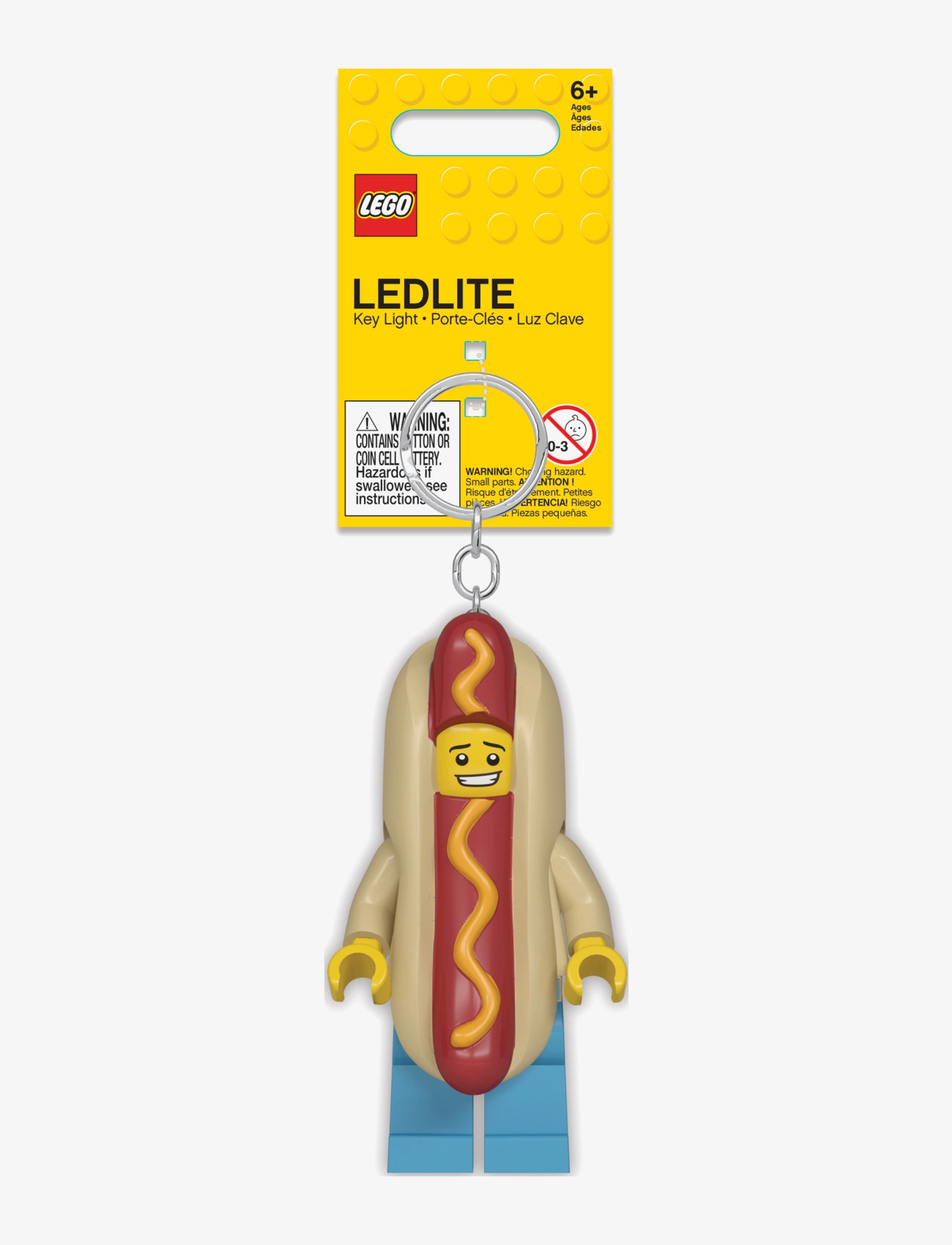 LEGO - LEGO ICONIC, HOT DOG MAN Key chain with LED light - accessoires pour sacs - multi coloured - 1