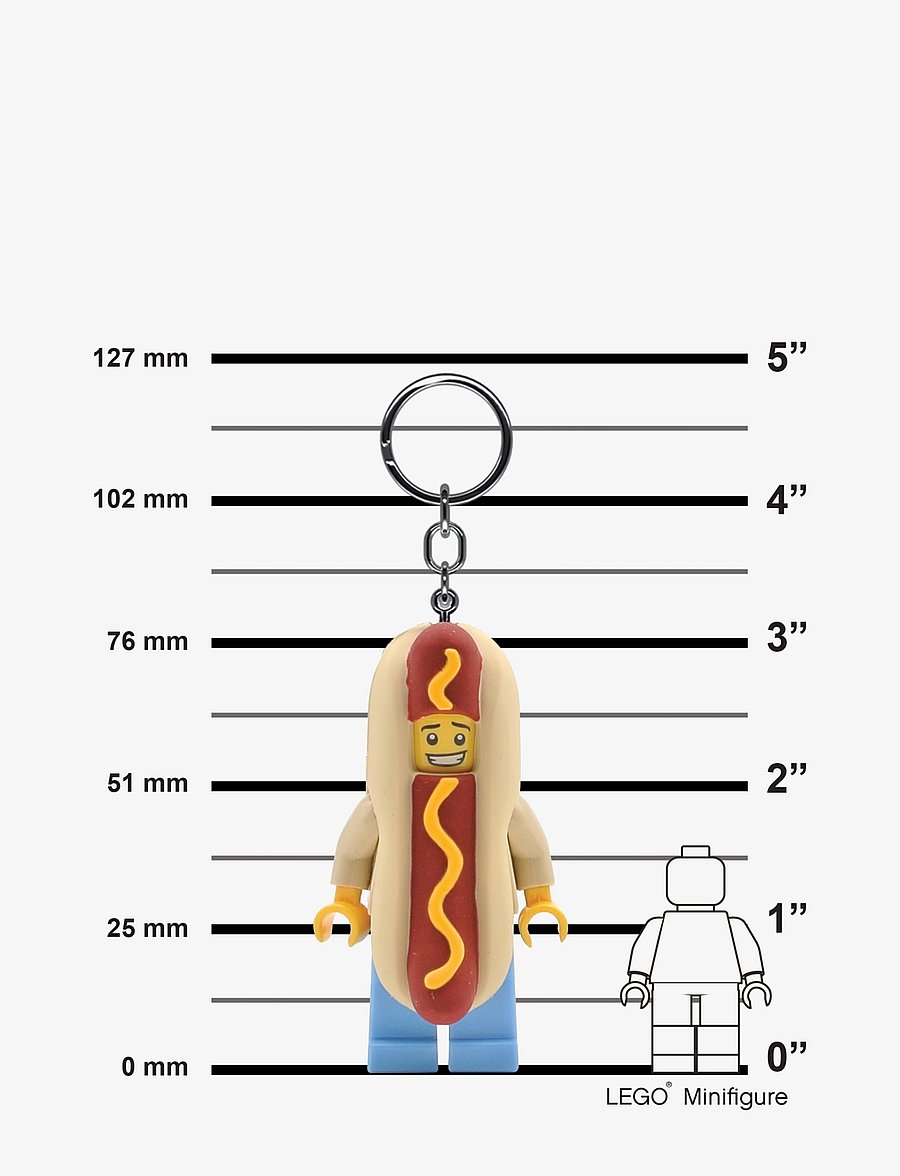 LEGO - LEGO ICONIC, HOT DOG MAN Key chain with LED light - zubehör für taschen - multi coloured - 2