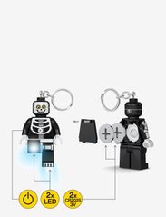 Euromic - LEGO ICONIC, SKELETON Key chain w/LED light, H - lägsta priserna - black - 5