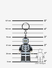 Euromic - LEGO ICONIC, SKELETON Key chain w/LED light, H - lägsta priserna - black - 6