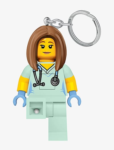 Lego Ikonisk, Sygeplejerske, NøGlering Med Led-Lys - NøGleringe