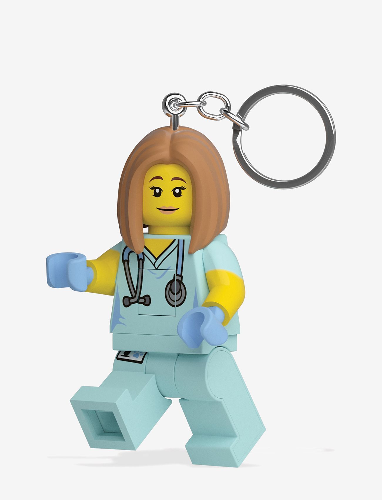 LEGO - LEGO IKONISK, SYGEPLEJERSKE, nøglering med LED-lys - nøgleringe - green - 2