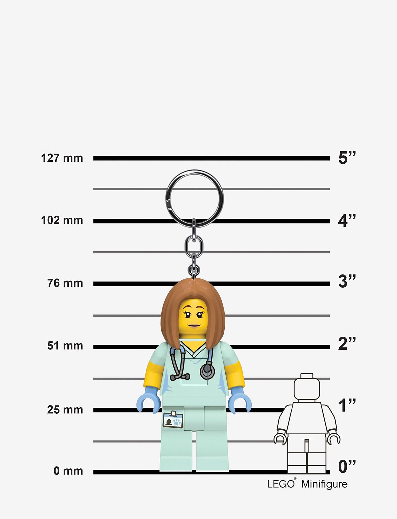 LEGO Lego Iconic, Nurse, Key Chain With Led Light (EBA4006036-LGL-KE156H)  Key chains