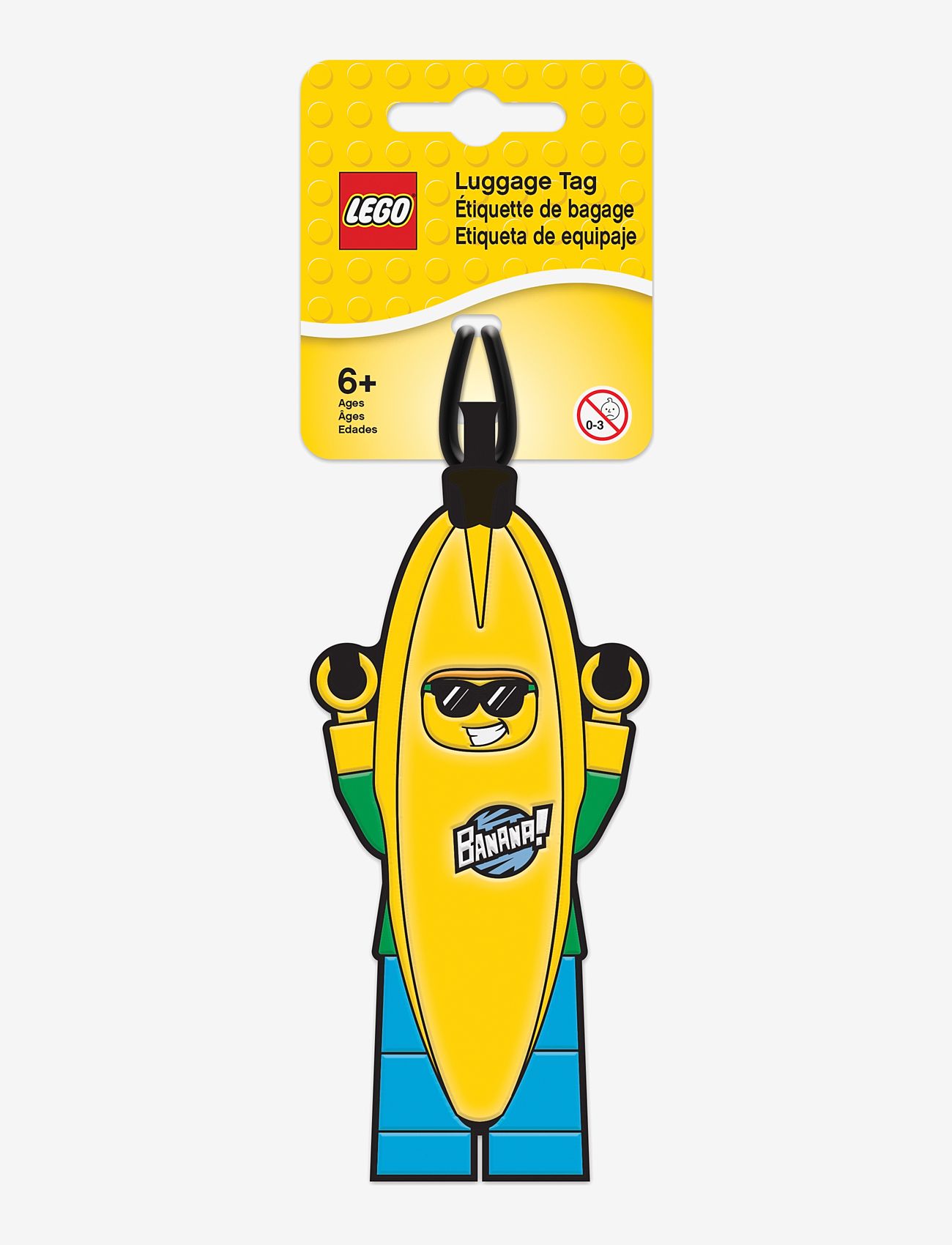 Euromic - LEGO ICONIC, Luggage tag, BANANA - alhaisimmat hinnat - yellow - 1