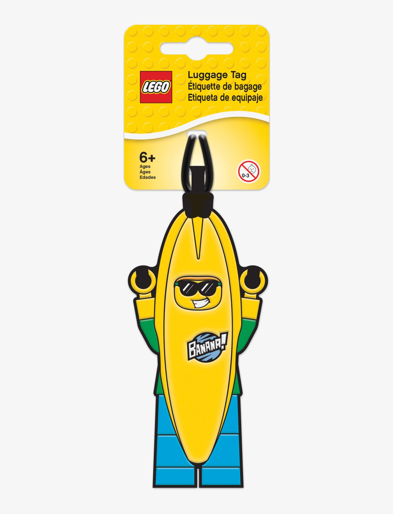 Euromic - LEGO ICONIC, Luggage tag, BANANA - yellow - 1