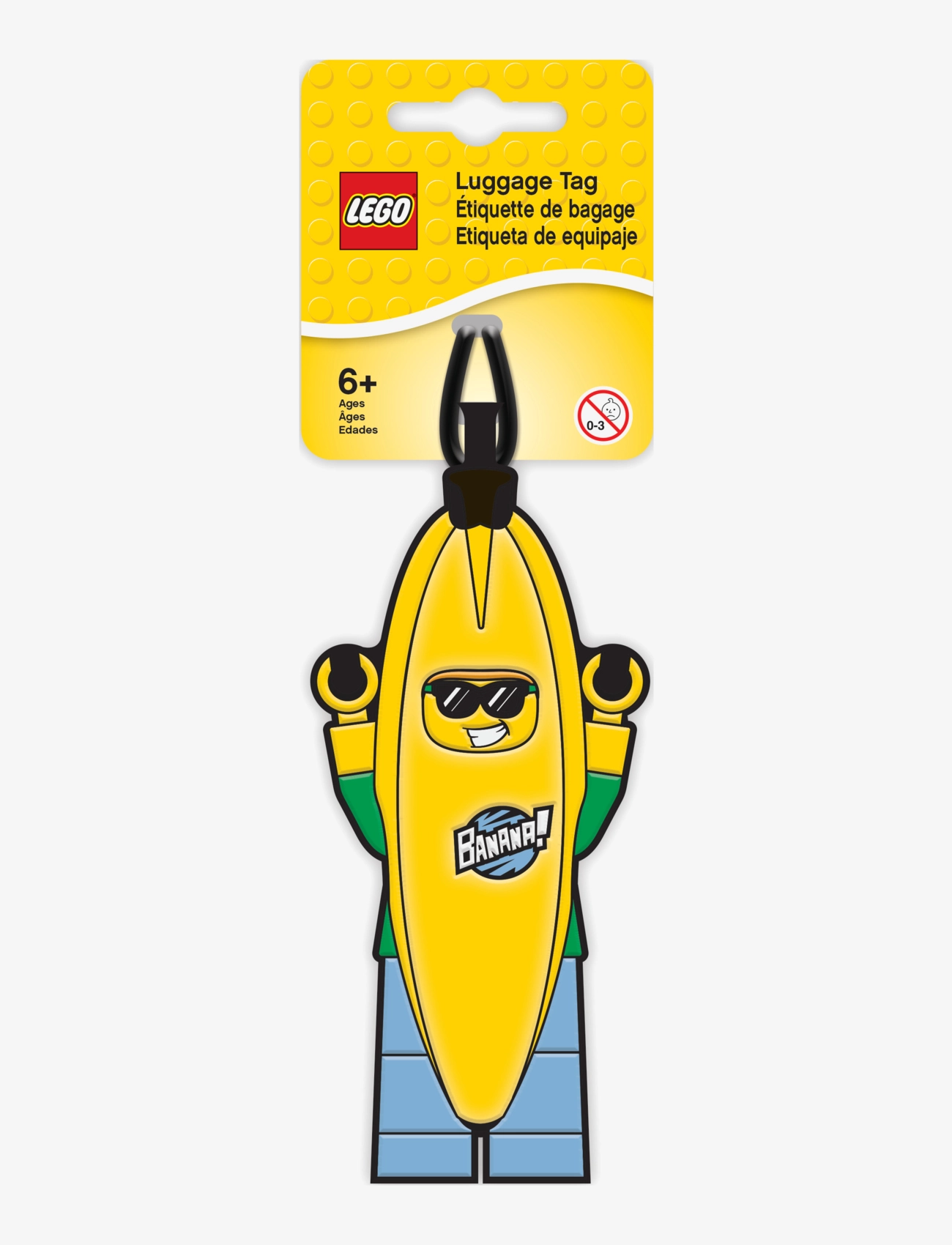 Euromic - LEGO ICONIC, Luggage tag, BANANA - yellow - 2