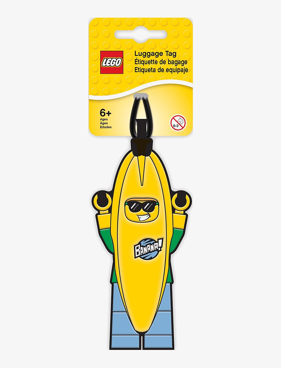 Euromic - LEGO ICONIC, Luggage tag, BANANA - yellow - 2