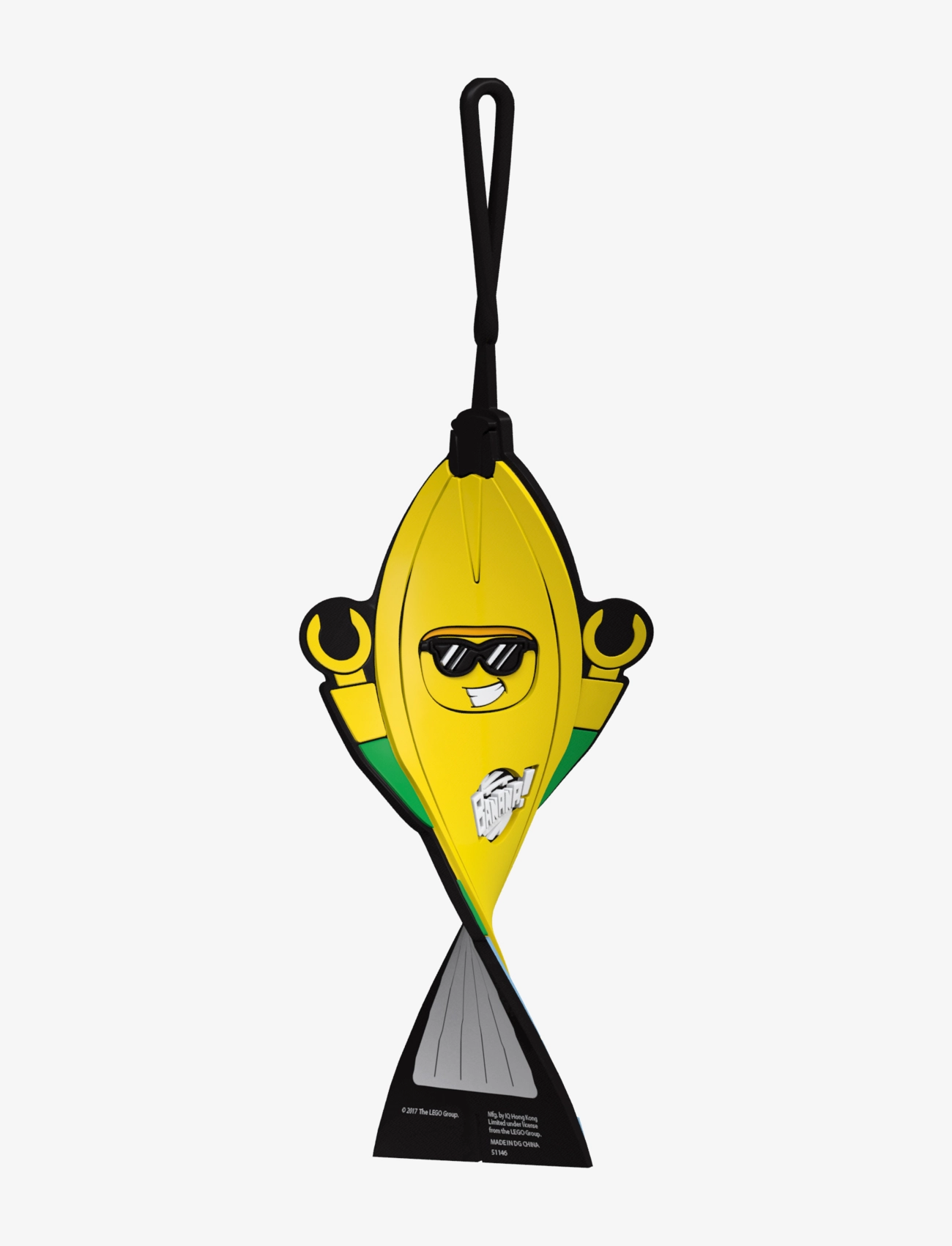 Euromic - LEGO ICONIC, Luggage tag, BANANA - yellow - 3