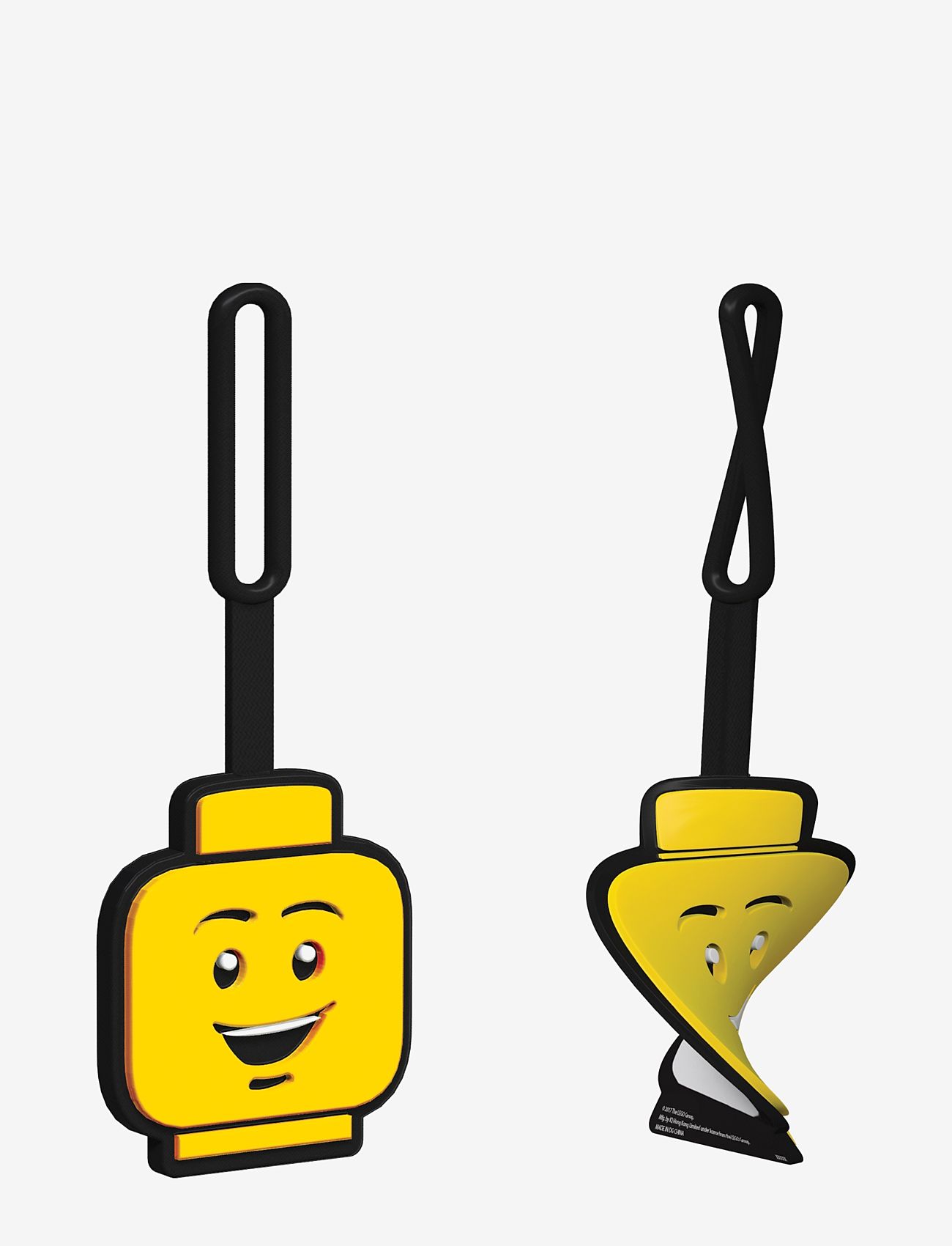 LEGO - LEGO IKONISK, Bagagemærke, DRENG ANSIGT - tasketilbehør - yellow - 3