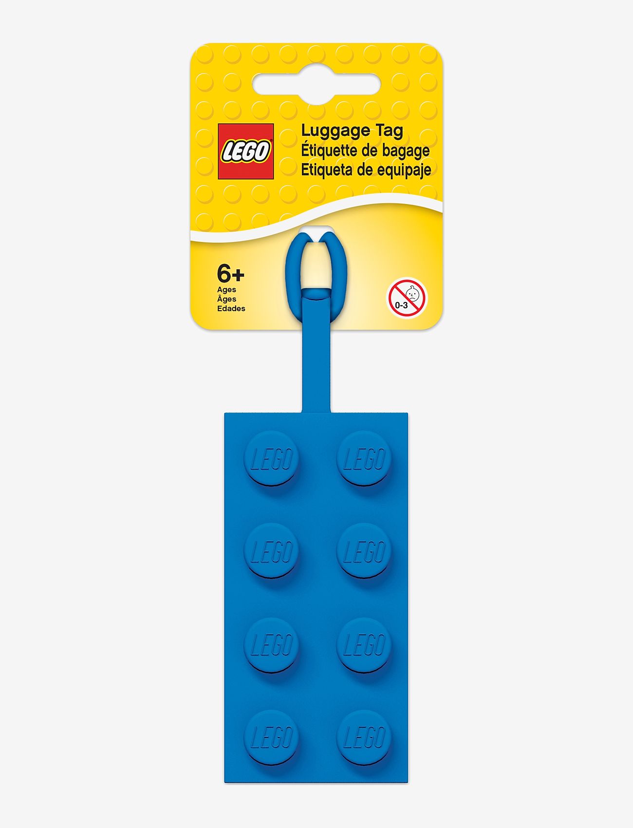 Euromic - LEGO ICONIC, Luggage tag, BLUE - laveste priser - blue - 1