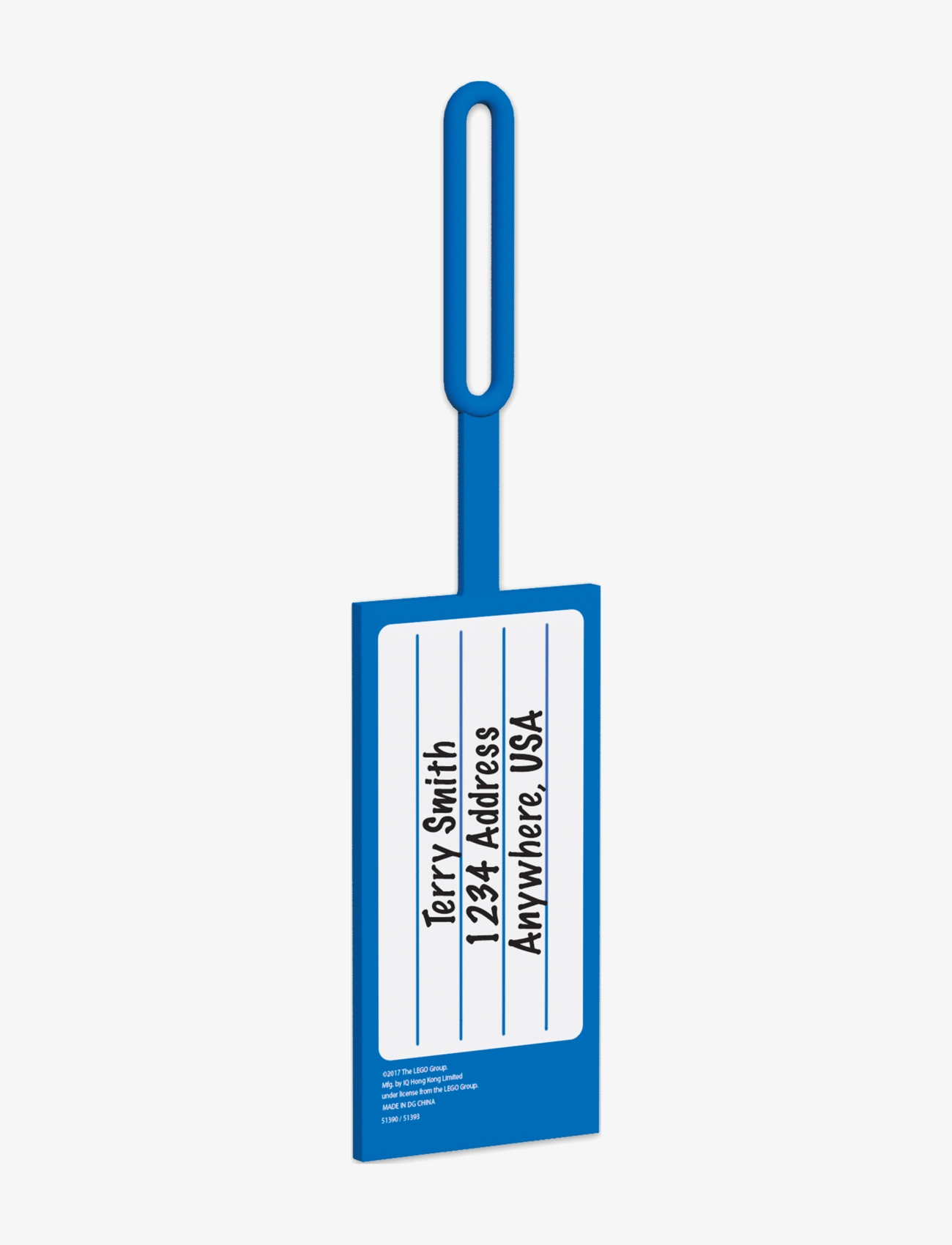 LEGO - LEGO ICONIC, Luggage tag, BLUE - zubehör für taschen - blue - 3
