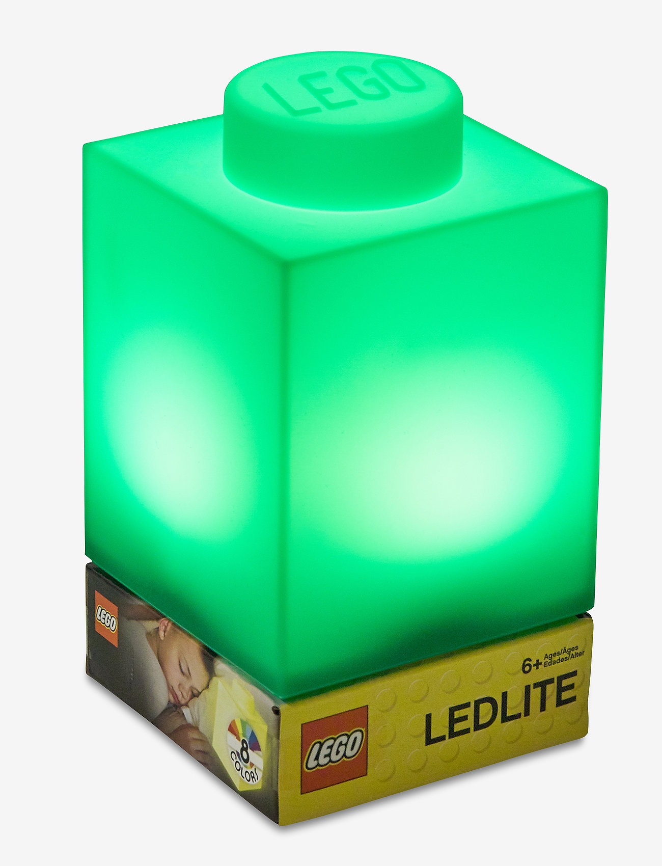 LEGO - LEGO ICONIC, Silicone Brick 1000% with LED lite BLUE - laualambid - green - 1