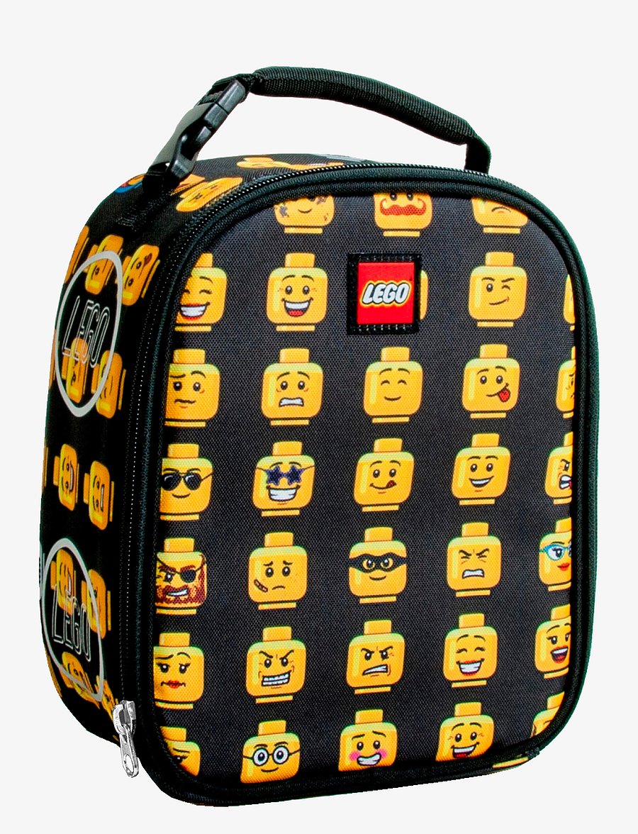Euromic - LEGO BRICK MINIFIGURE Lunch bag - black - 0