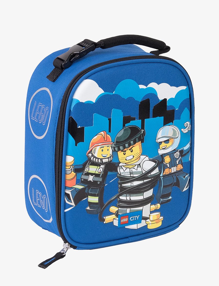 Euromic - LEGO CITY FIRE & POLICE Lunch bag - blue - 0