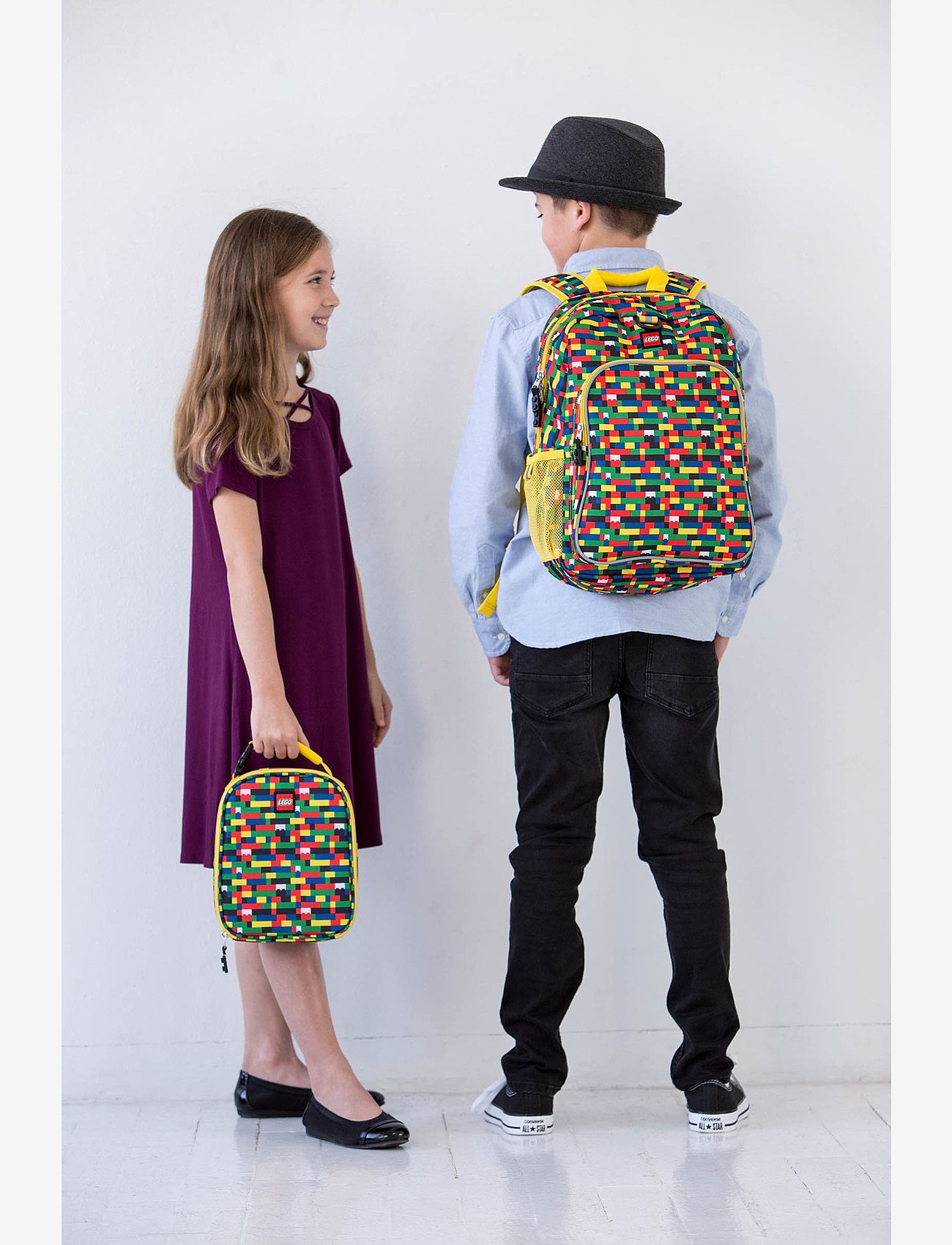 LEGO - LEGO CLASSIC Brick wall backpack - school bags - multi - 4