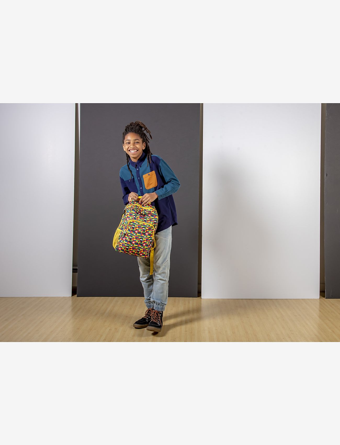 LEGO - LEGO CLASSIC Brick wall backpack - school bags - multi - 5