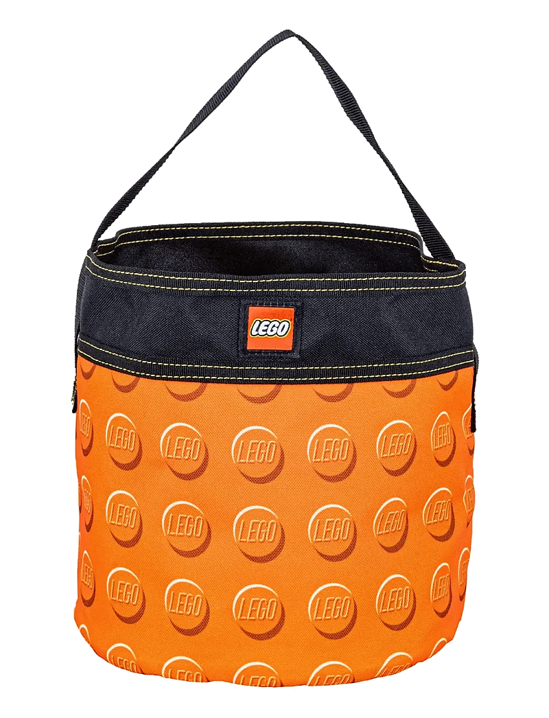 LEGO - LEGO® STORAGE Cinch bucket, ORANGE, 22x20 cm, 6.3 L - kangaskassit & olkalaukut - orange - 0