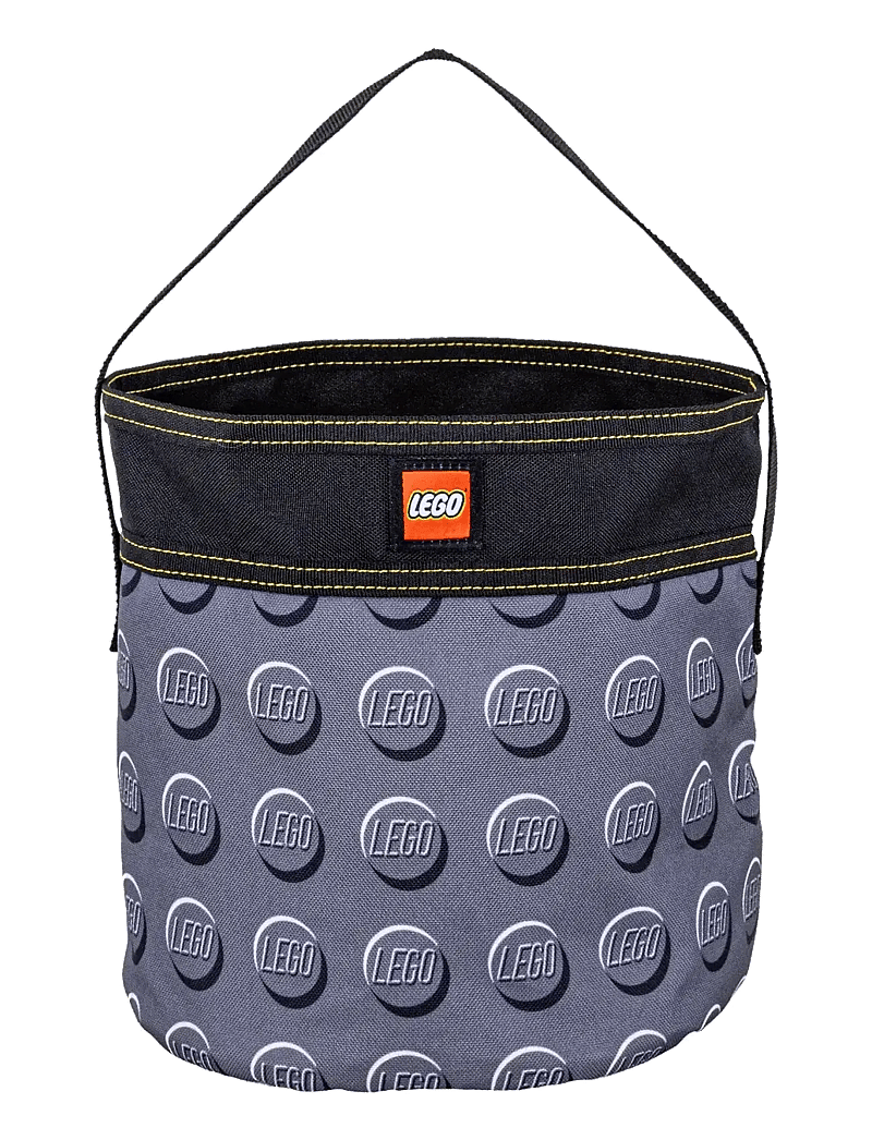 LEGO - LEGO® STORAGE Cinch bucket, GREY, 22x20 cm, 6.3 L - tragetaschen & kleine taschen - grey - 0
