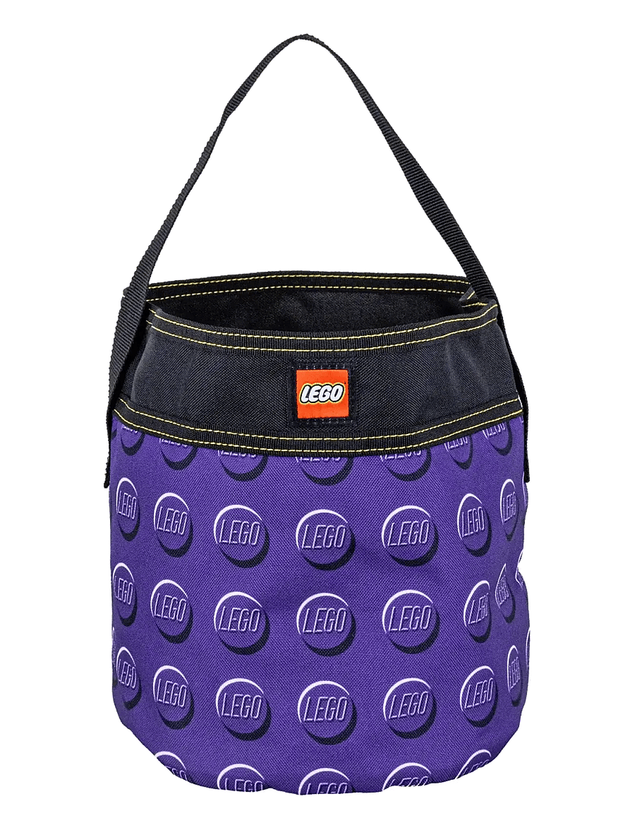 LEGO - LEGO® STORAGE Cinch bucket, PURPLE, 22x20 cm, 6.3 L - petits sacs - purple - 0