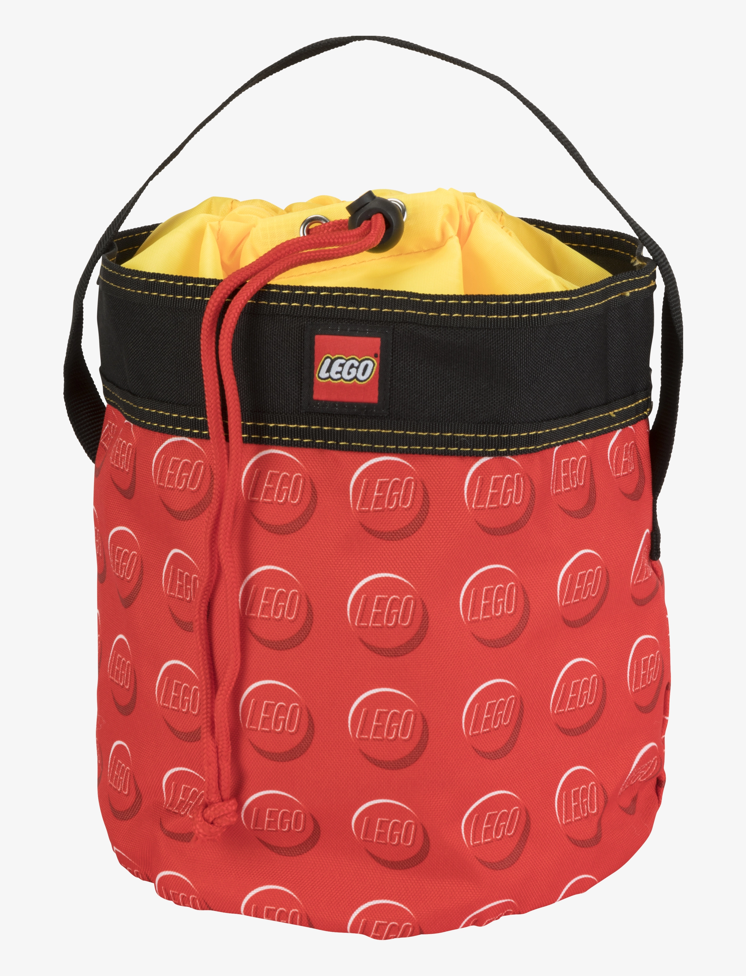 EUROMIC Lego Opbevaring Snørepose, Rød Rot - One Size - Kinder