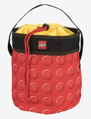Euromic - LEGO STORAGE Cinch bucket, red - förvaringskorgar - red - 0