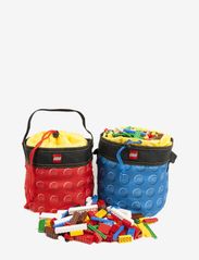Euromic - LEGO STORAGE Cinch bucket, red - förvaringskorgar - red - 3