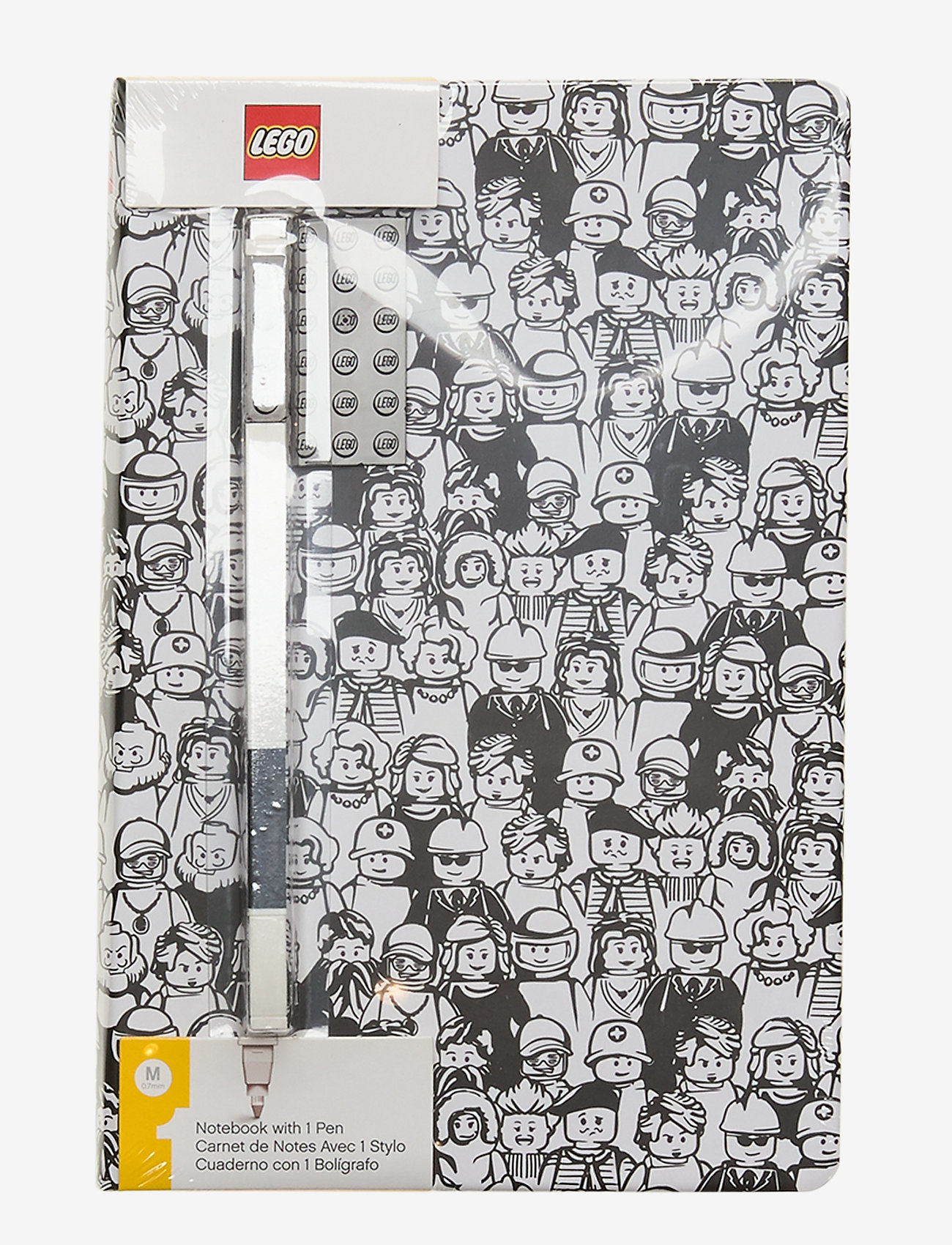 Euromic - LEGO STATIONERY notebook MINIFIGURES - yellow - 0