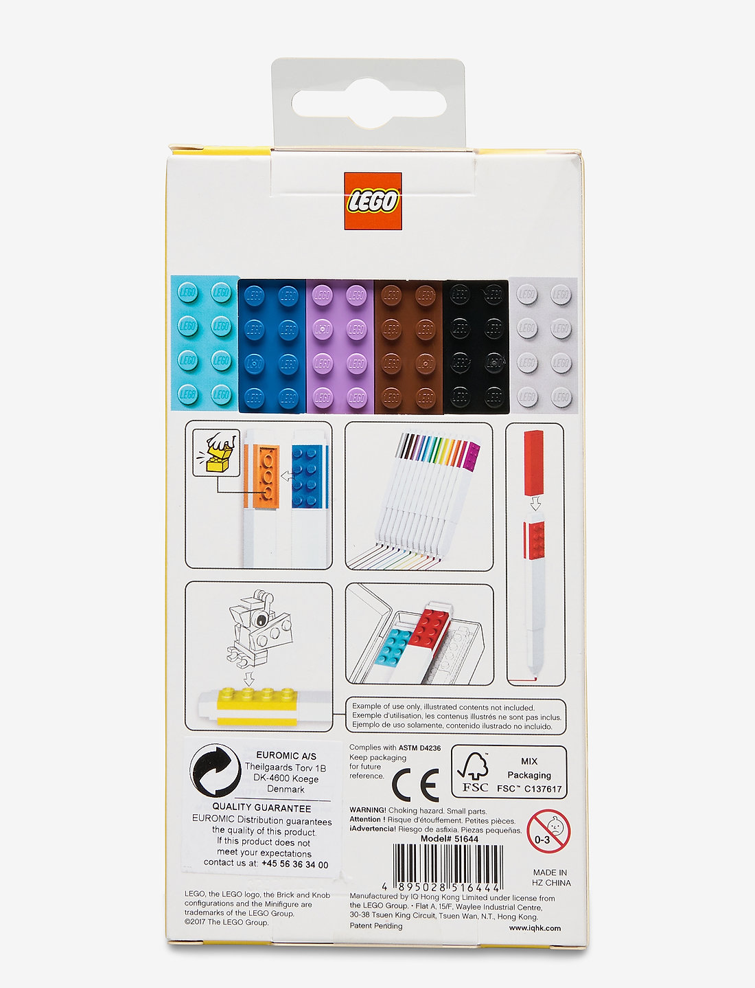 kiwi Tulipaner konstant Euromic Lego Stationery Markers - Kreativitet - Boozt.com
