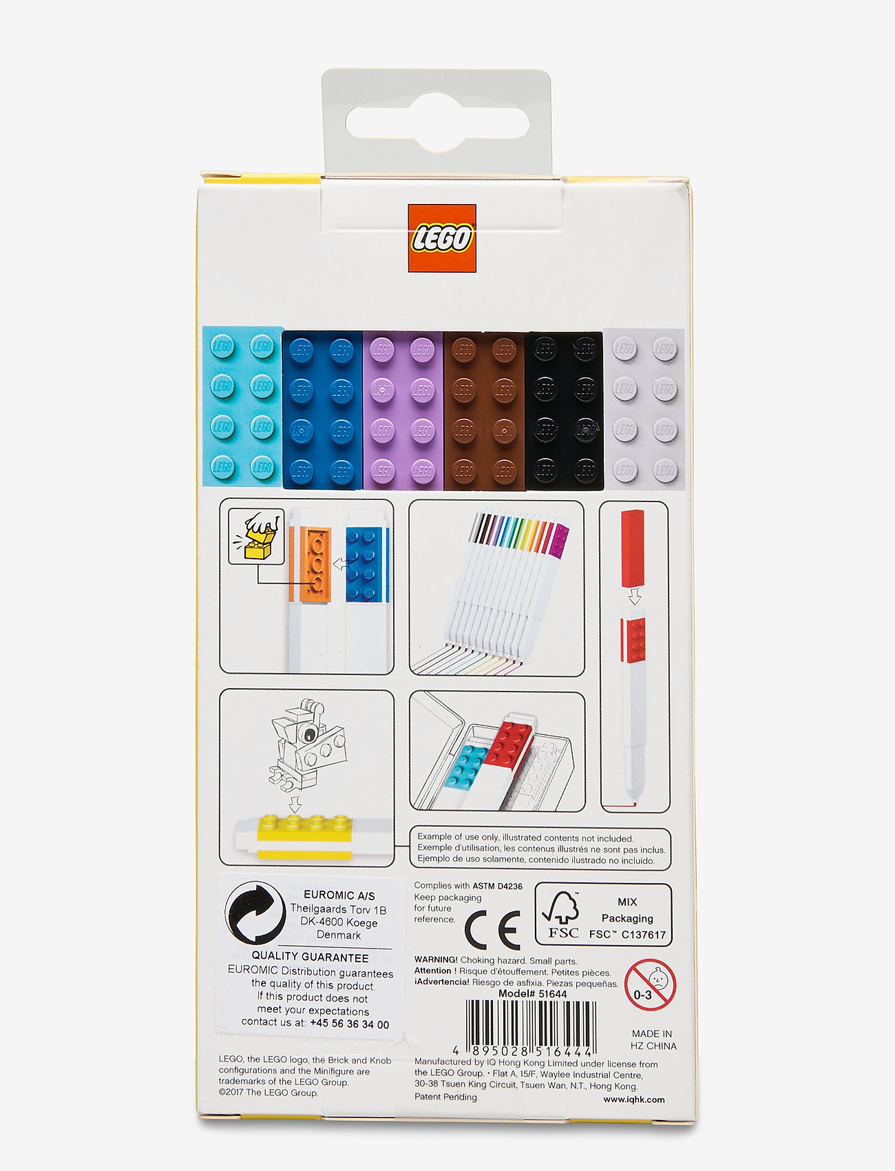 Euromic - LEGO STATIONERY markers - yellow - 1