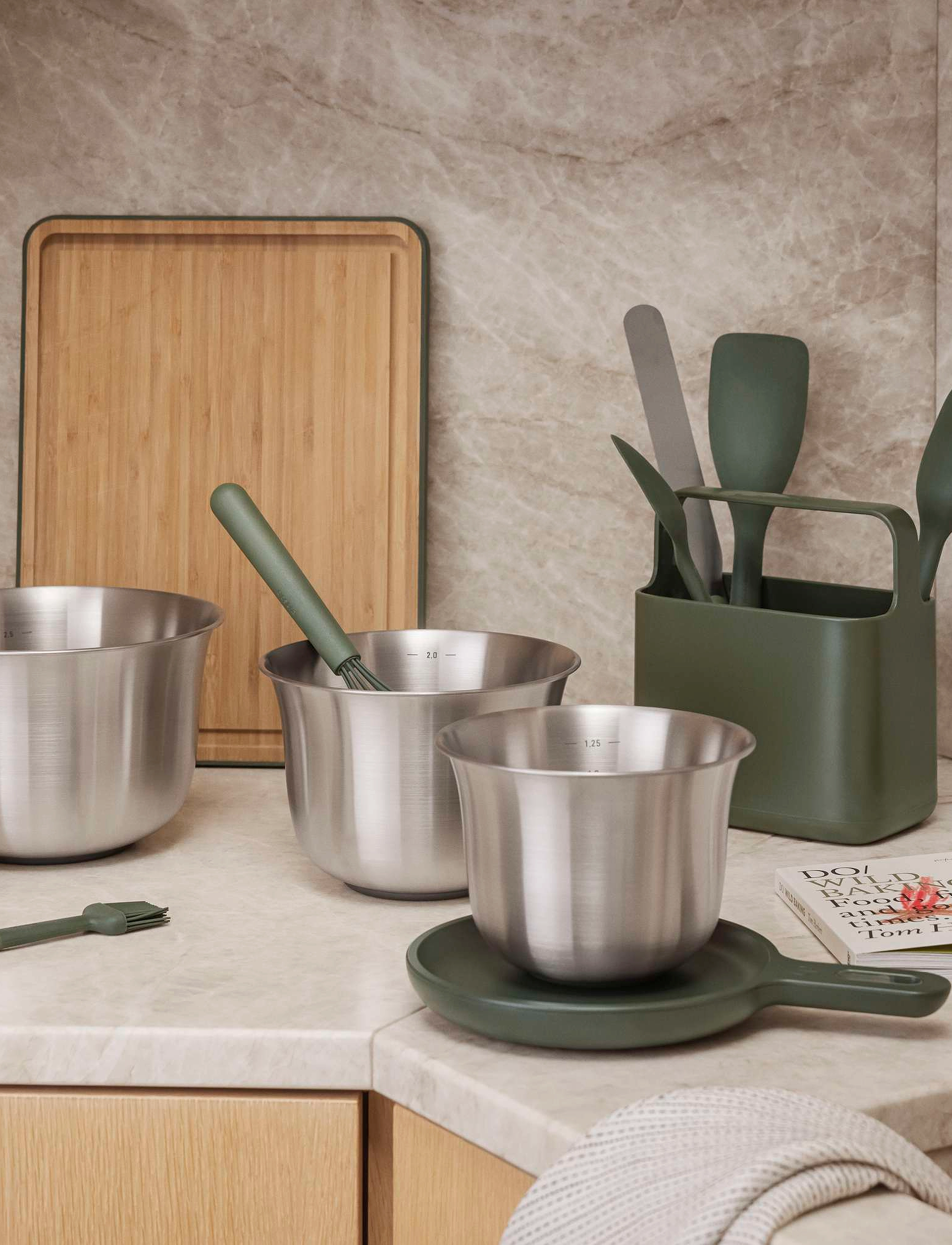 Eva Solo Green Tools Røreskål 2,3 L, 2.3LØ18 cm, Silver, Bagetilbehør > Røreskåle, Unisex