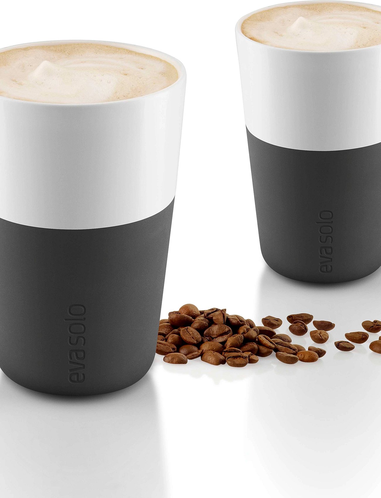 2 Cafe Latte-mugg black