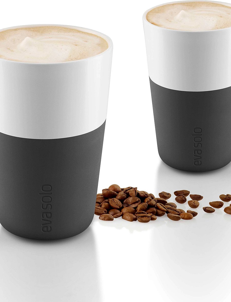 Eva Solo - 2 Cafe Latte tumbler - kaffetassen - black - 0