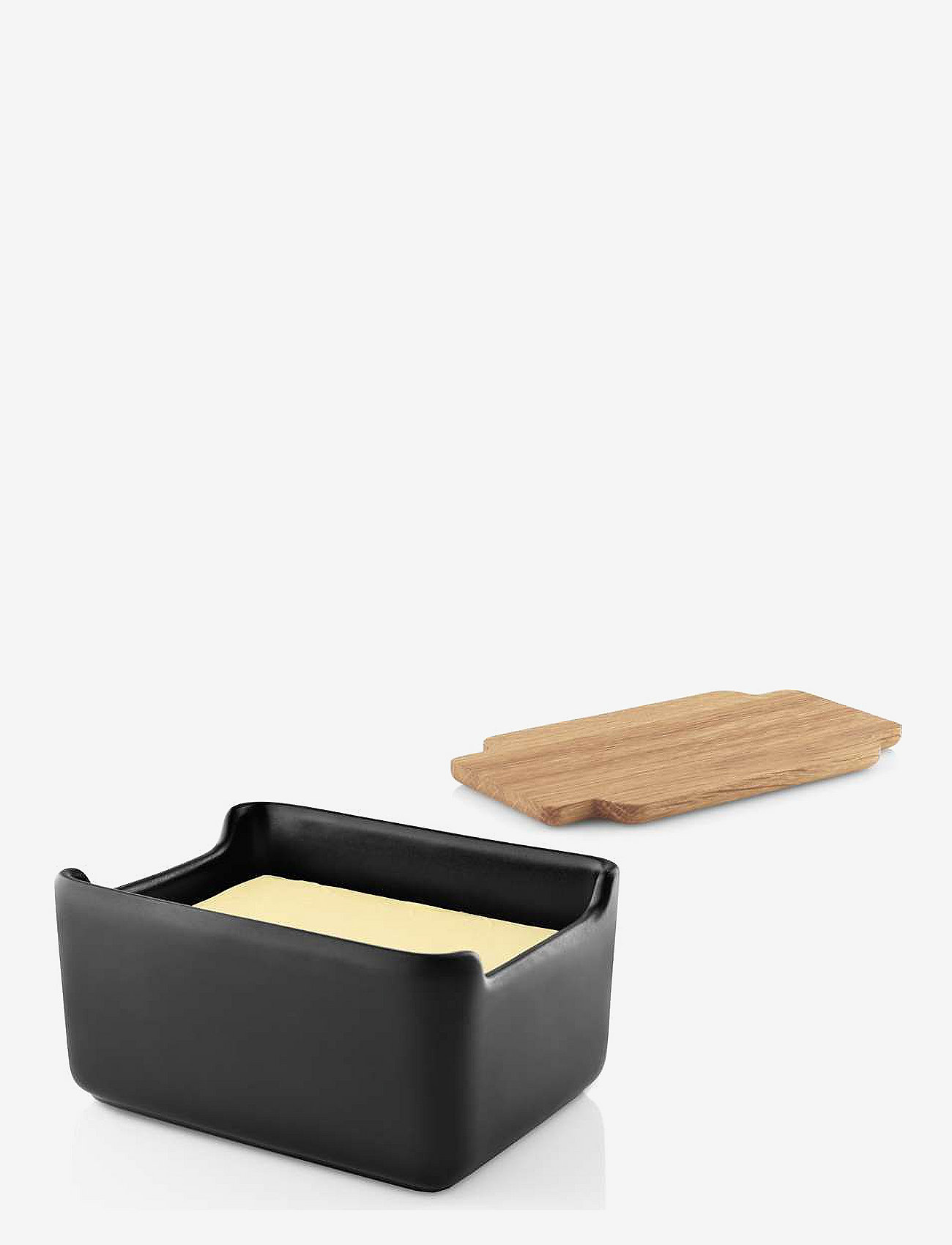 Eva Solo - Smørboks egetræslåg Nordic kitchen - black - 0