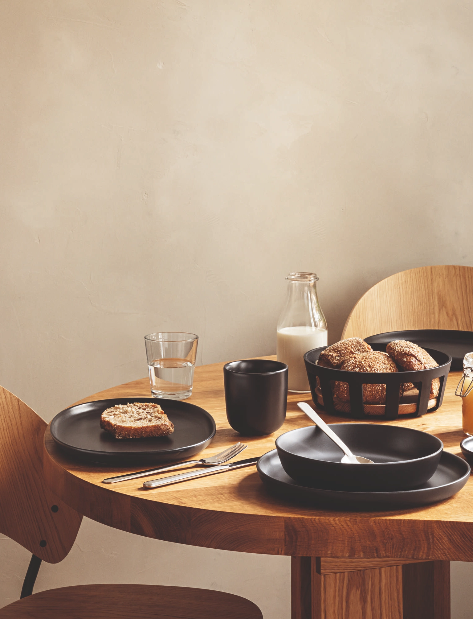 Eva Solo - Butter dish w/oak lid Nordic kitchen - black - 4