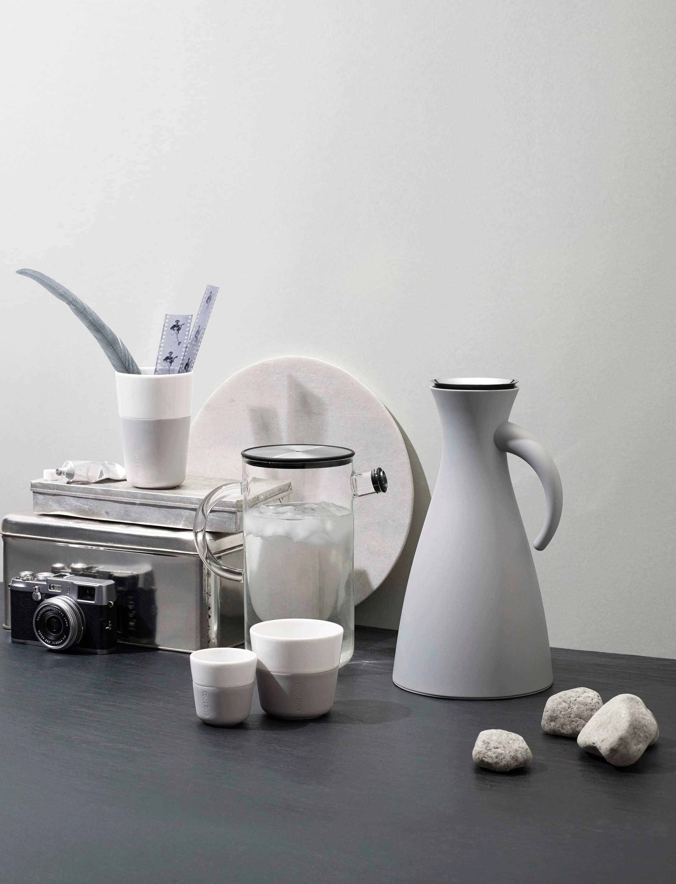 Eva Solo Termokande 1,0L Marble Grey, 1 L, Jugs & Carafes, Grau - Thermal Homeware