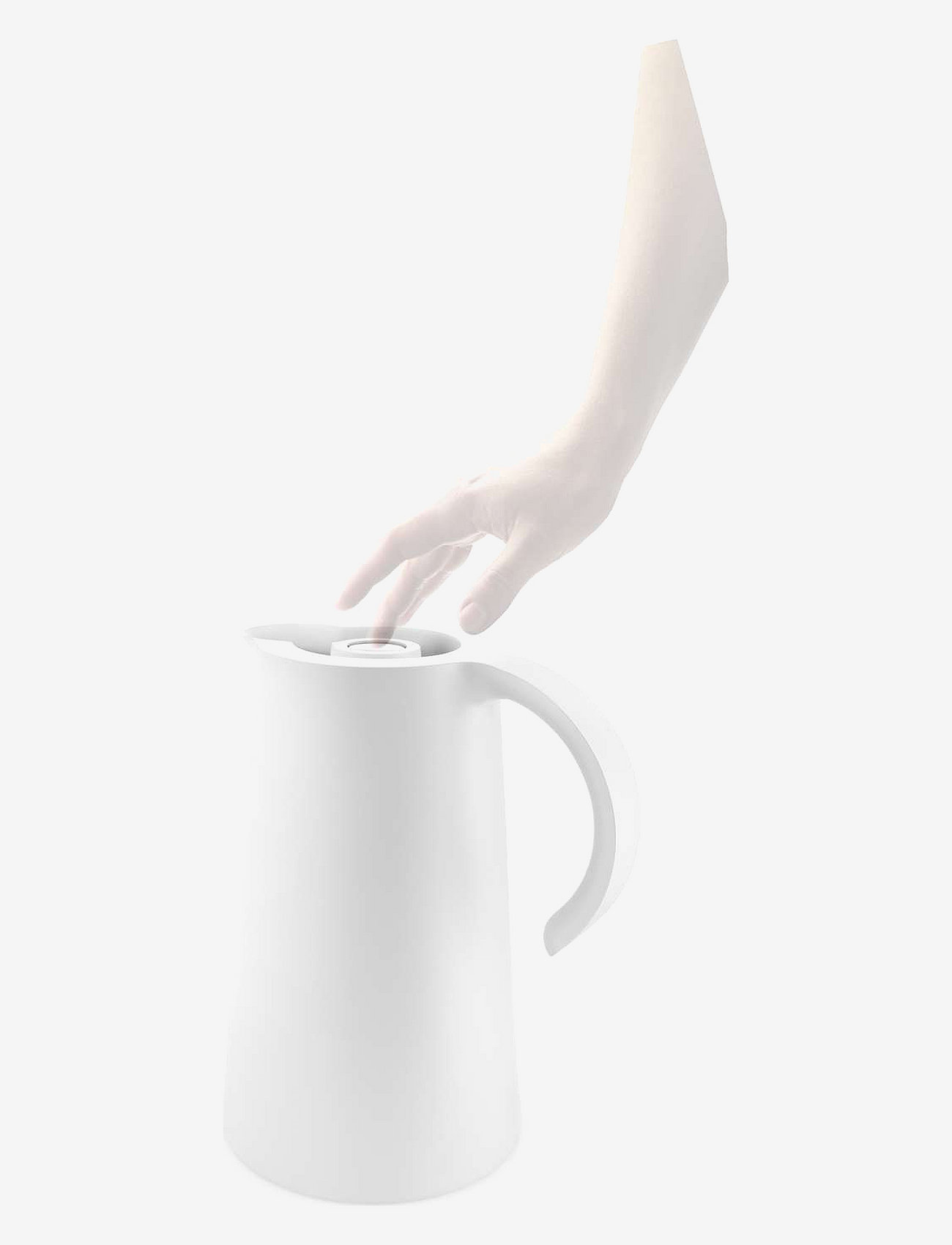 Eva Solo - Rise vacuum jug 1l white - thermoskannen - white - 1