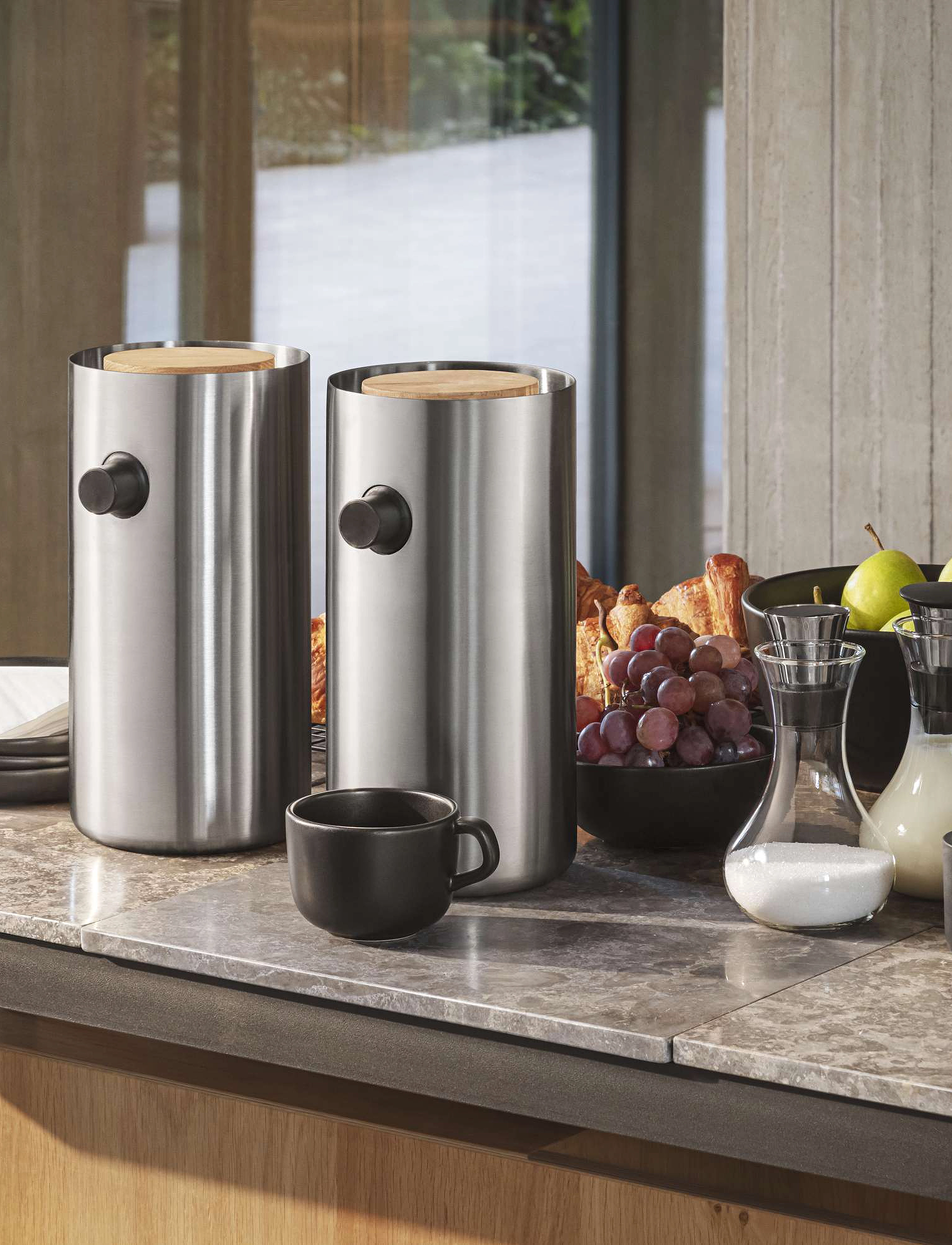 Eva Solo - Nordic kitchen pump vacuum jug 1.8 l steel - steel - 3
