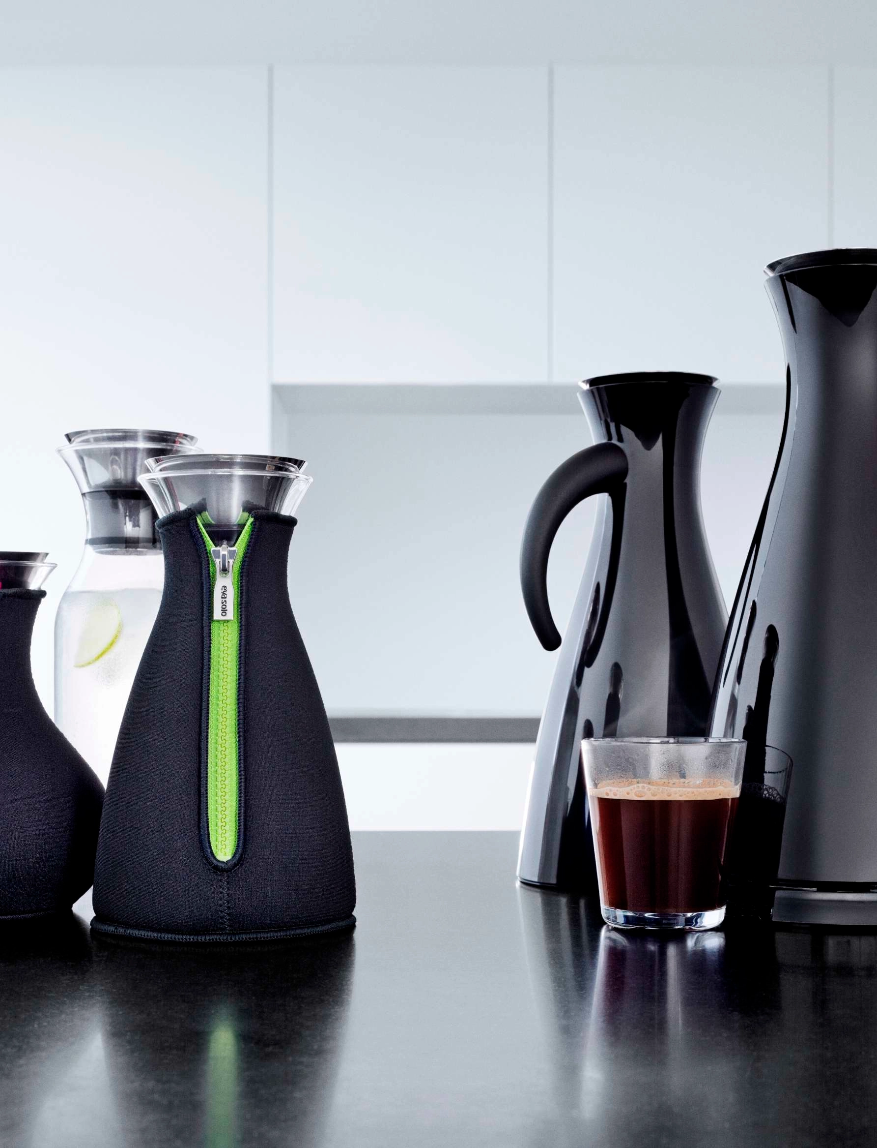 Eva Solo Termokande 1,0L Black, 1 L, Jugs & Carafes, Schwarz - Thermal Homeware