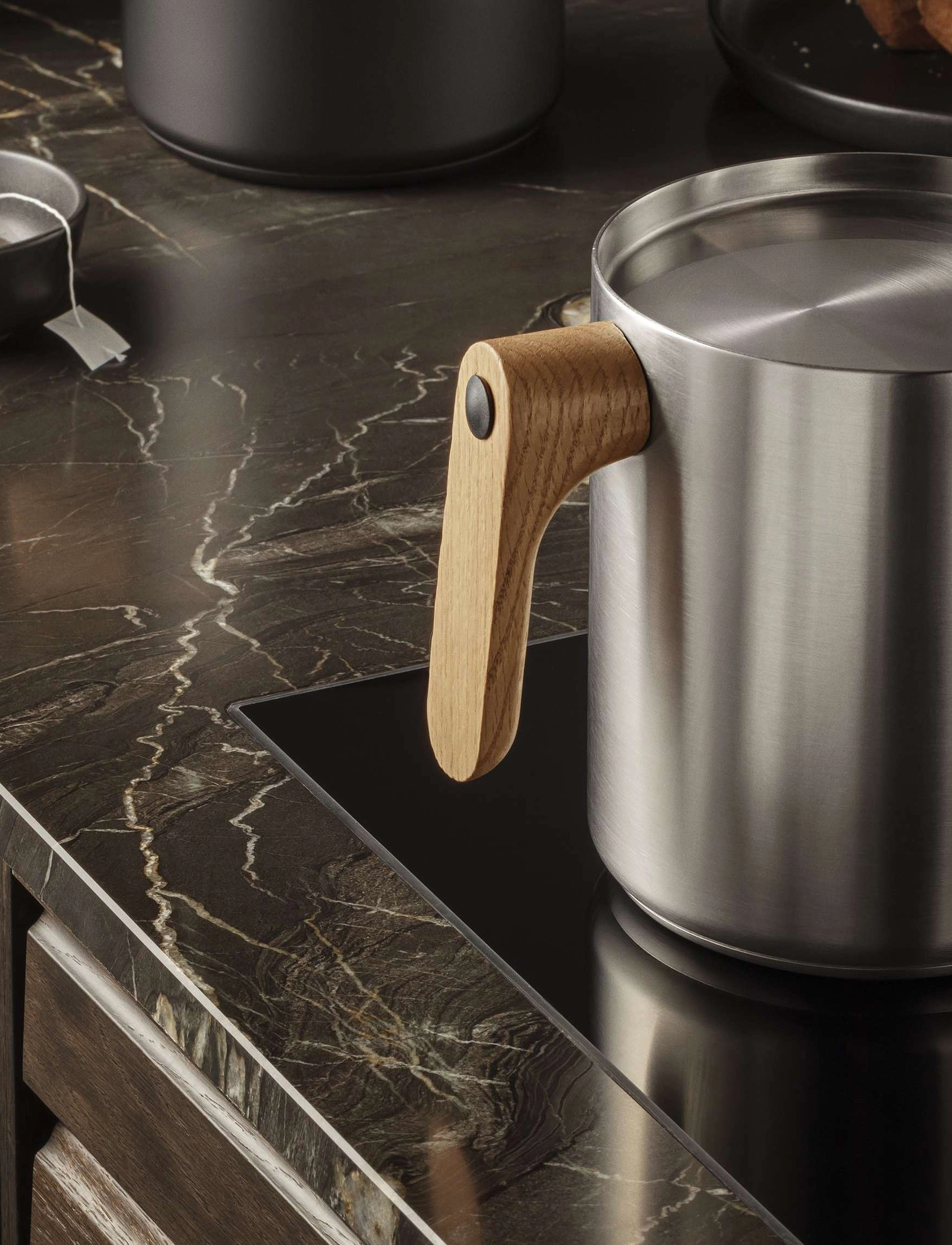 Eva Solo Nordic Kitchen Induktionskedel 1,0 L, 1 L, Silver, Køkkenmaskiner > Kedler Og Vandkogere, Unisex